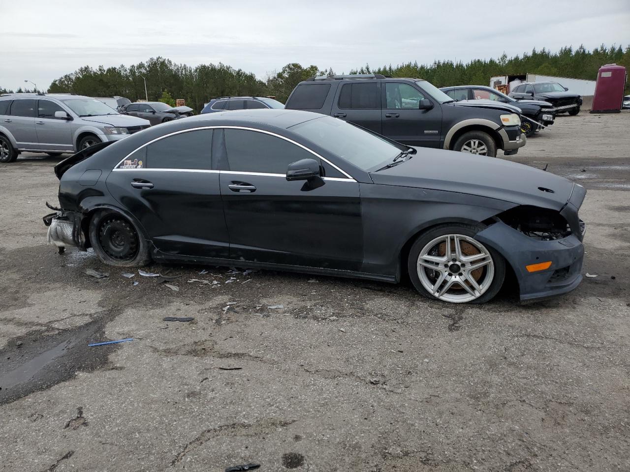 2013 Mercedes-benz Cls 550 Black vin: WDDLJ7DB4DA077877