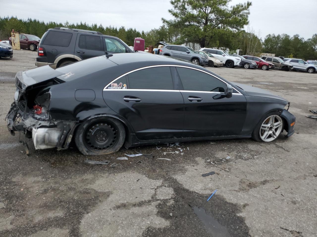 2013 Mercedes-benz Cls 550 Black vin: WDDLJ7DB4DA077877