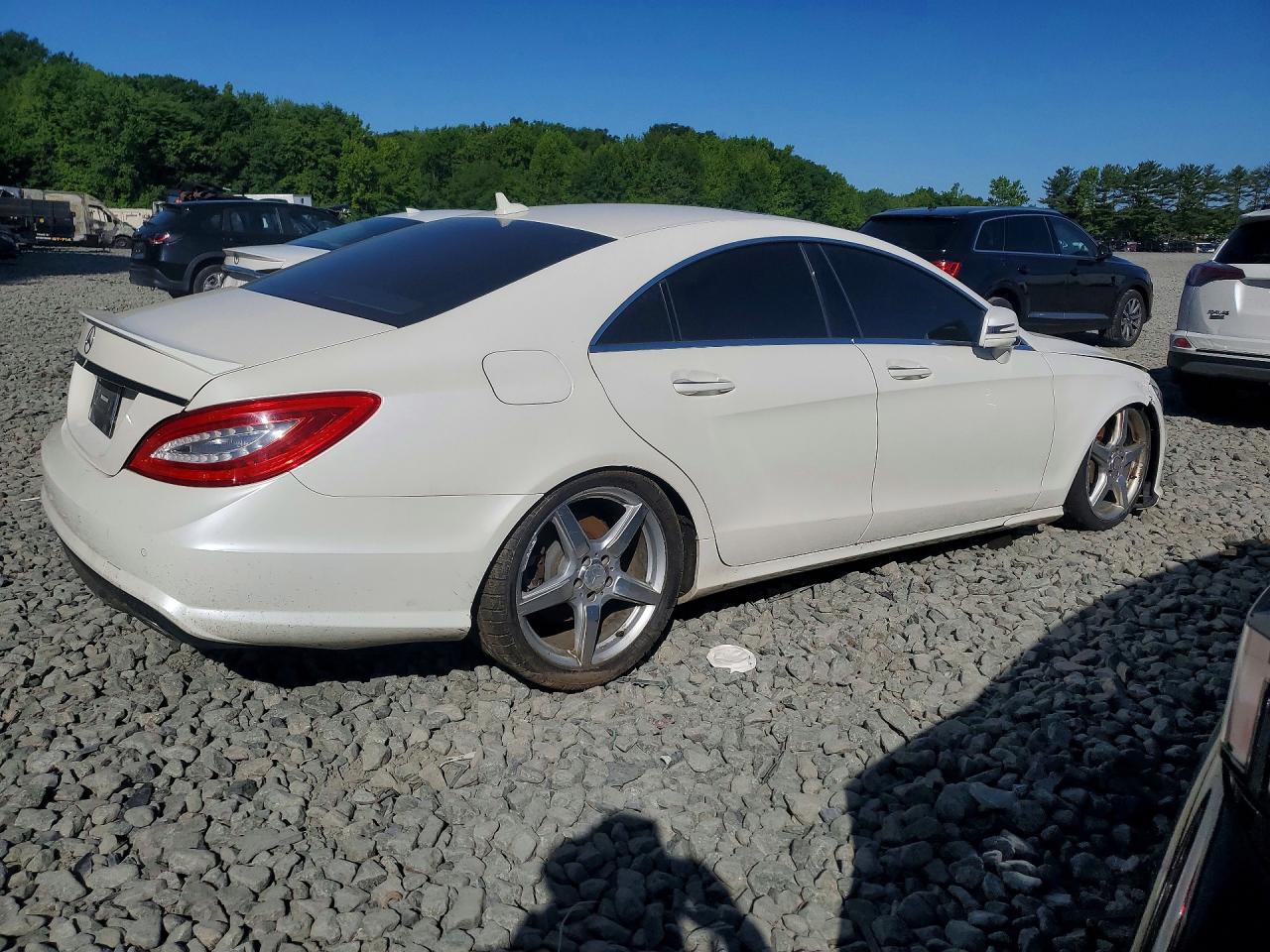 2014 Mercedes-benz Cls 550 Белый vin: WDDLJ7DB4EA100222