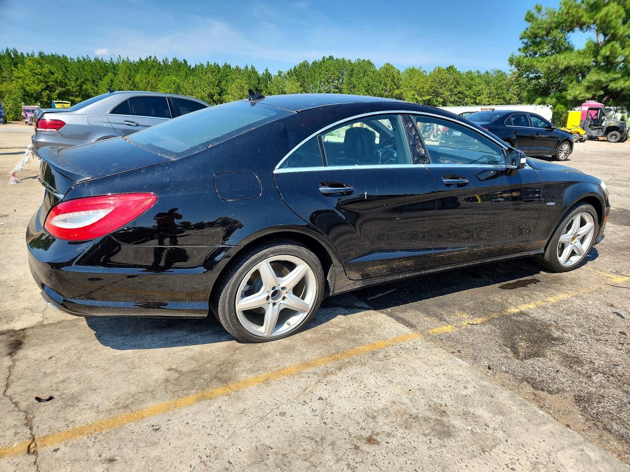 2012 Mercedes-benz Cls 550 Black vin: WDDLJ7DB5CA035197