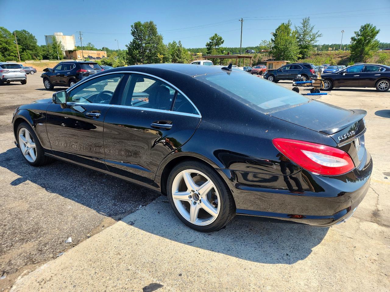 2012 Mercedes-benz Cls 550 Black vin: WDDLJ7DB5CA035197