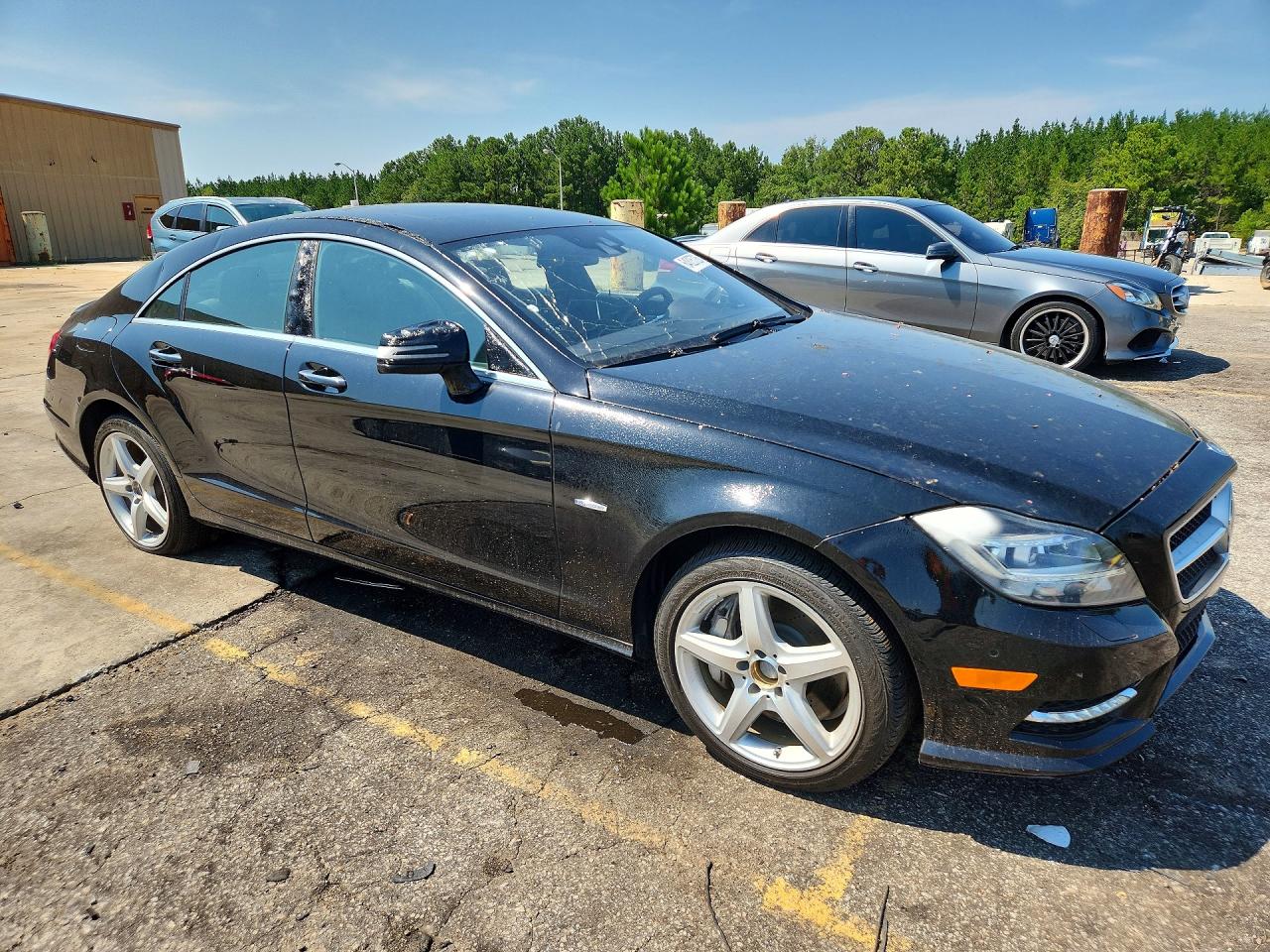2012 Mercedes-benz Cls 550 Black vin: WDDLJ7DB5CA035197