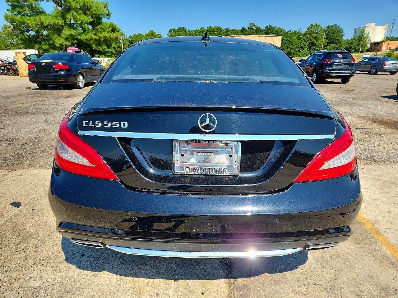 2012 Mercedes-benz Cls 550 Black vin: WDDLJ7DB5CA035197