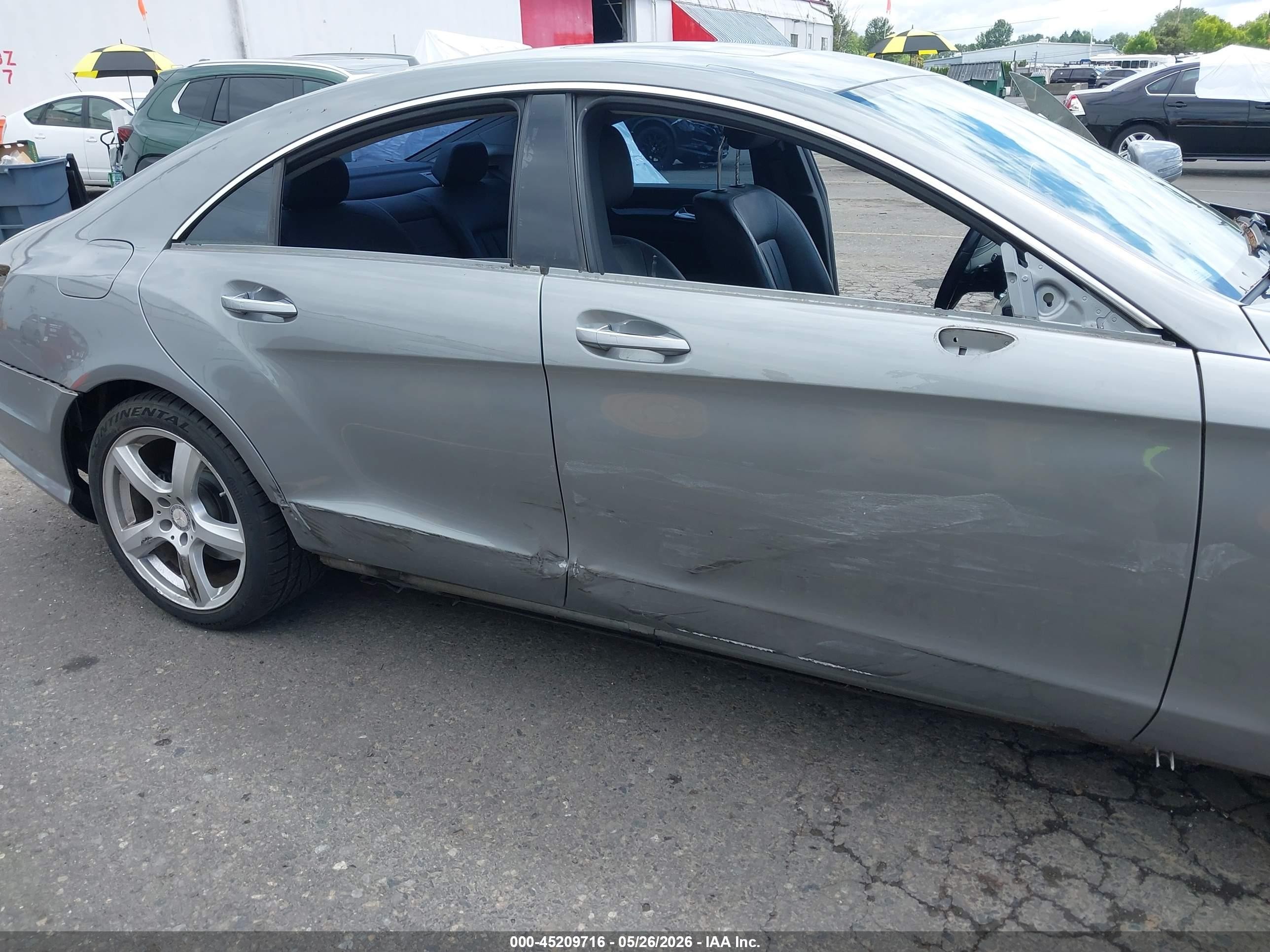 2013 Mercedes-benz Cls 550   Gray vin: WDDLJ7DB5DA064491