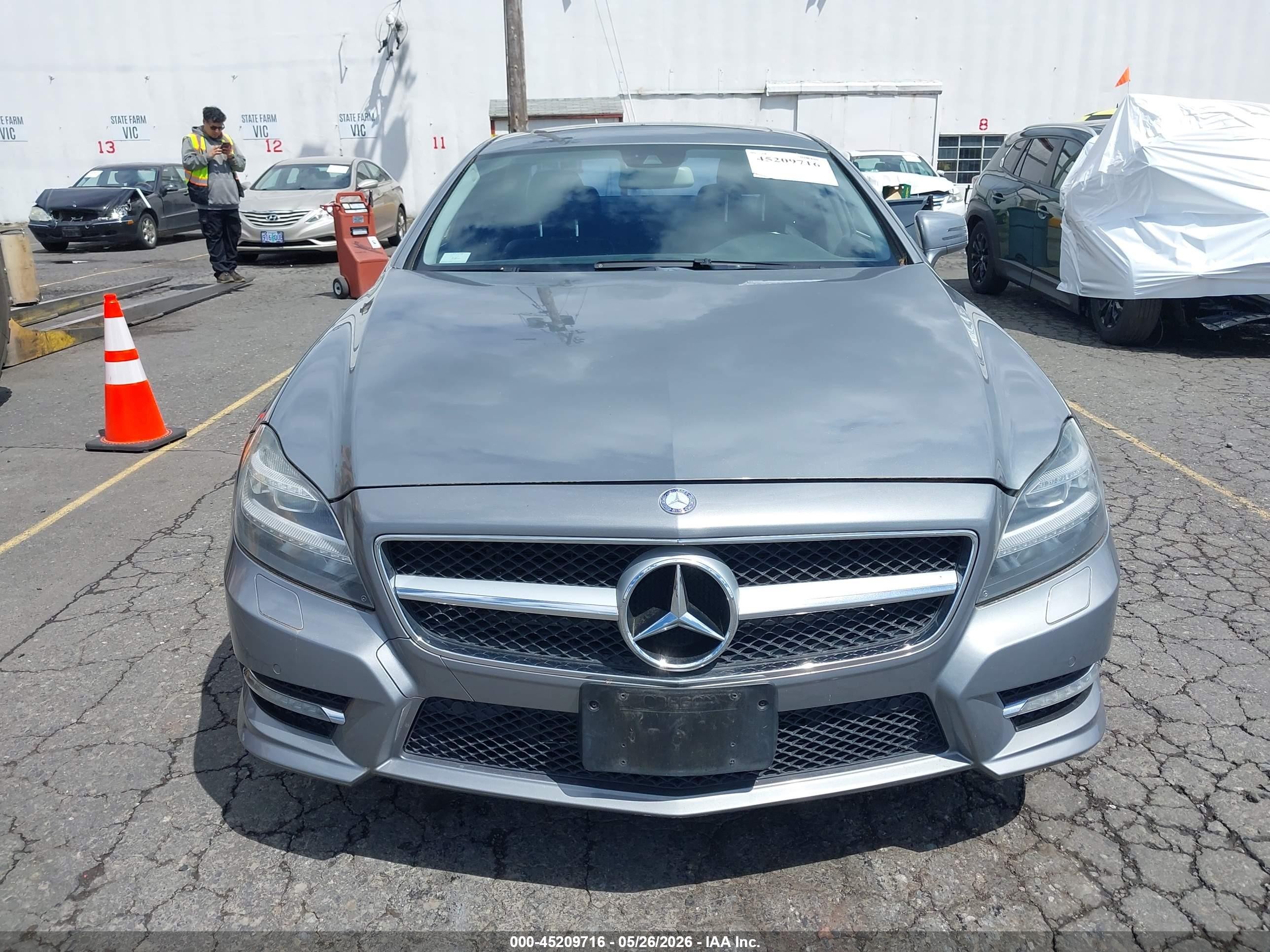 2013 Mercedes-benz Cls 550   Gray vin: WDDLJ7DB5DA064491
