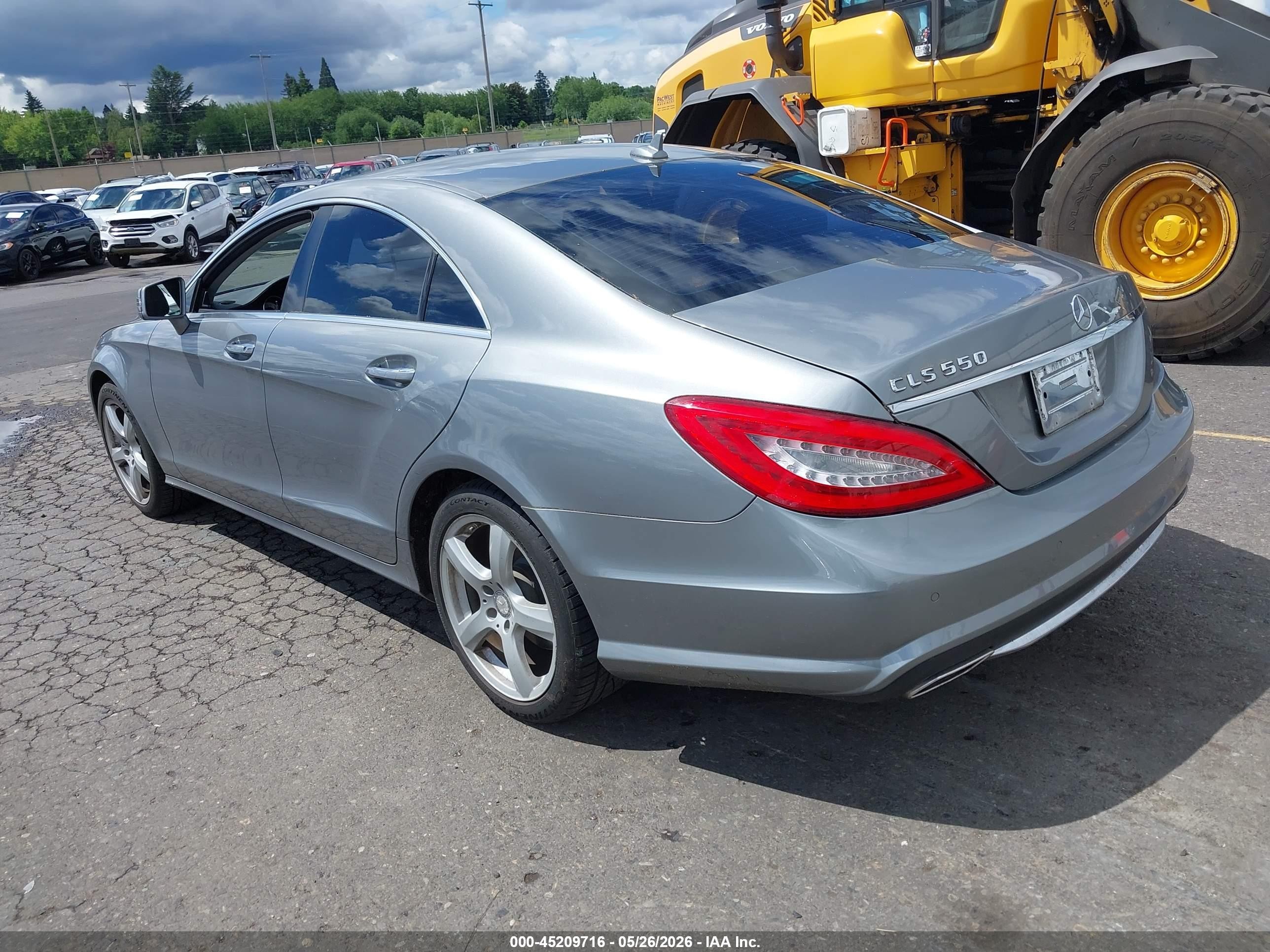 2013 Mercedes-benz Cls 550   Gray vin: WDDLJ7DB5DA064491