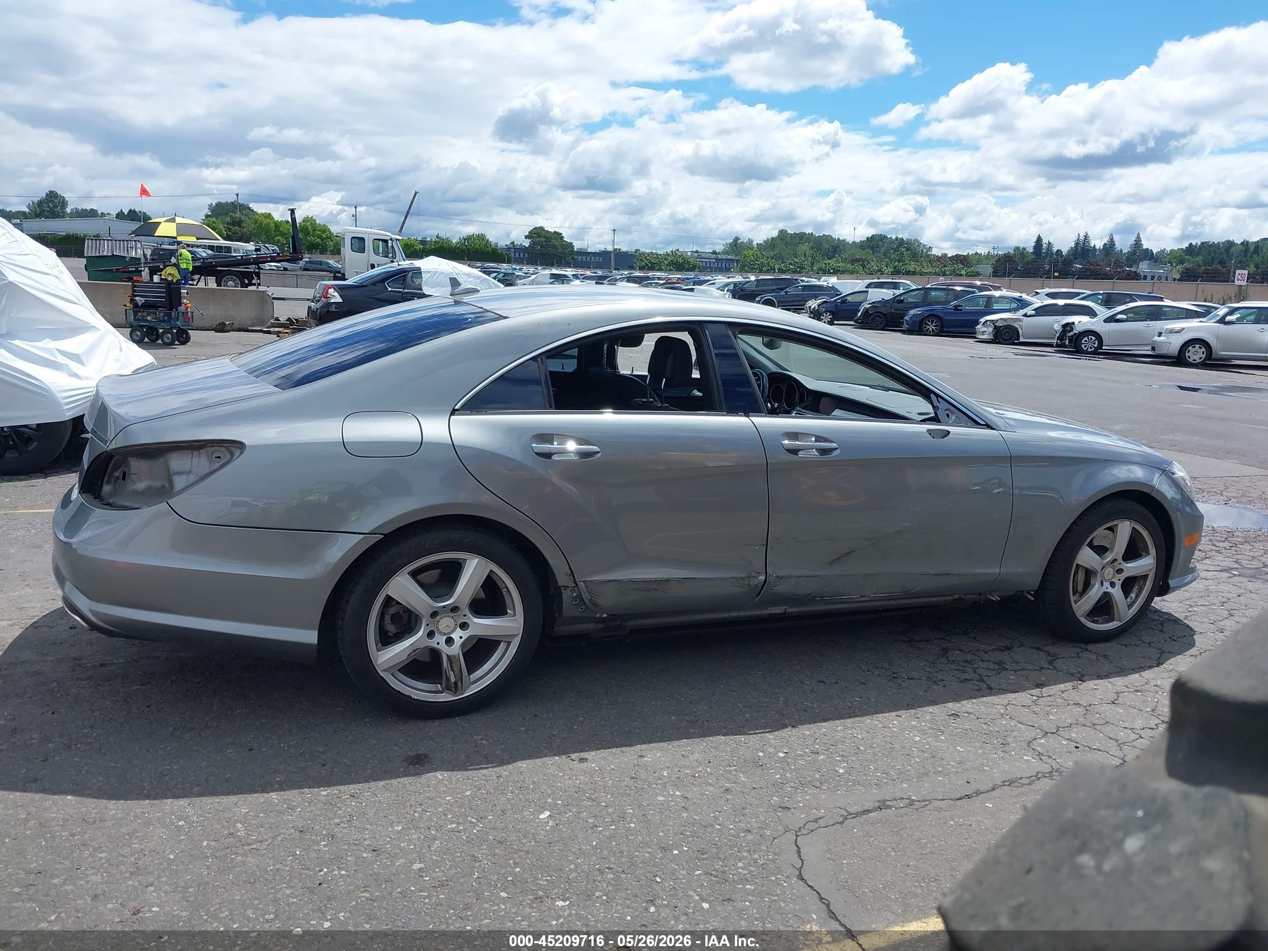 2013 Mercedes-benz Cls 550   Gray vin: WDDLJ7DB5DA064491