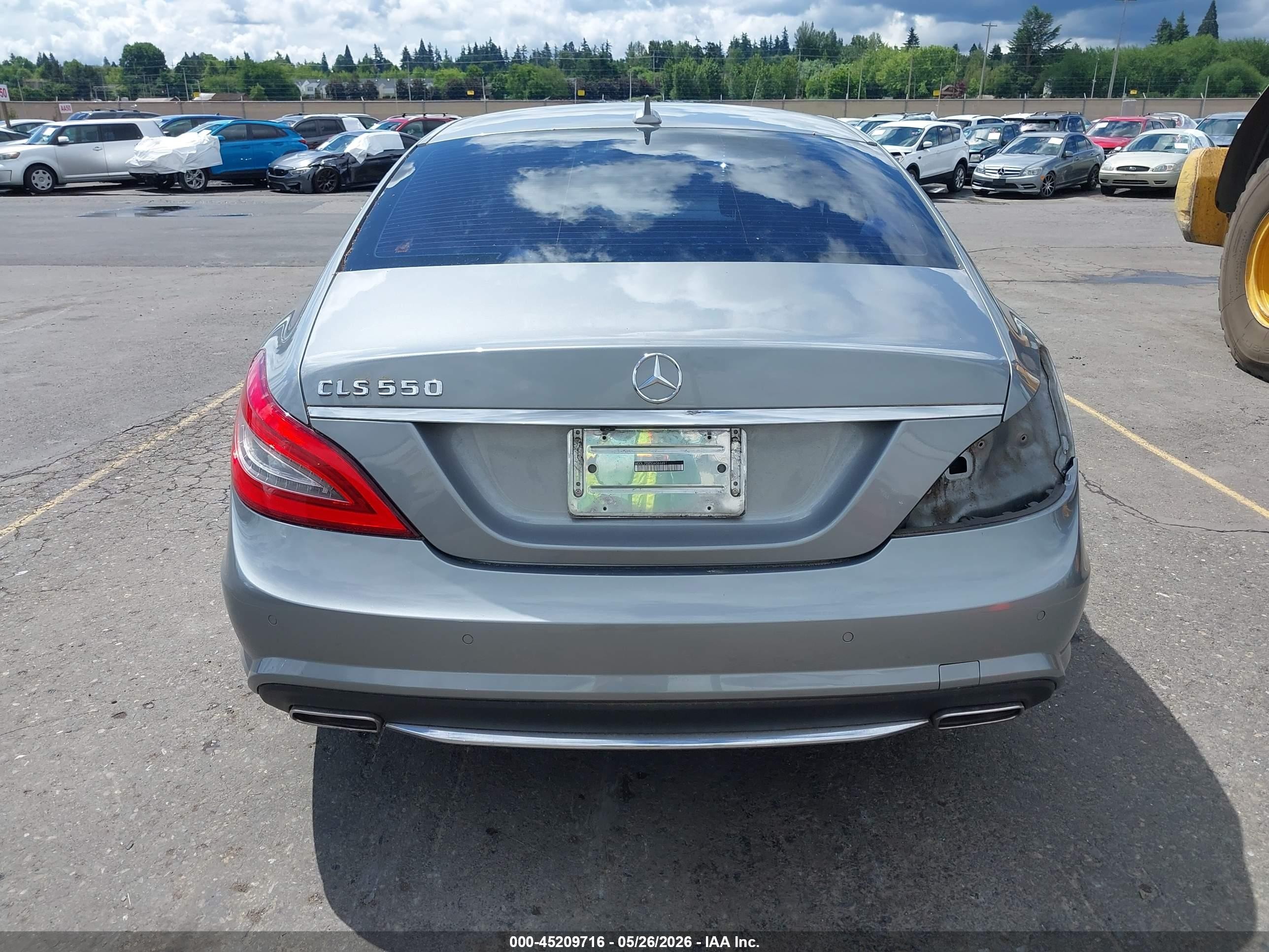 2013 Mercedes-benz Cls 550   Gray vin: WDDLJ7DB5DA064491