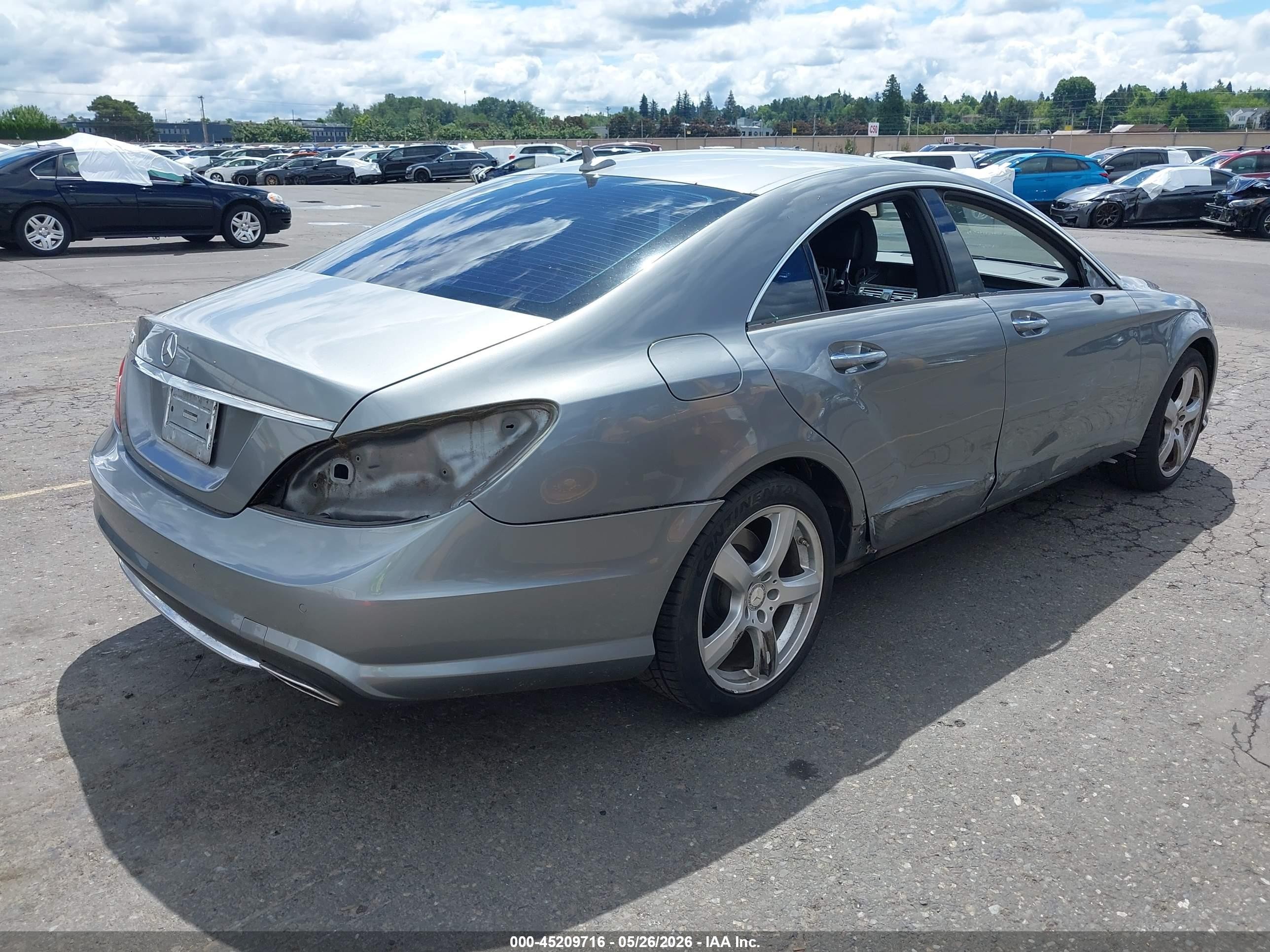 2013 Mercedes-benz Cls 550   Gray vin: WDDLJ7DB5DA064491