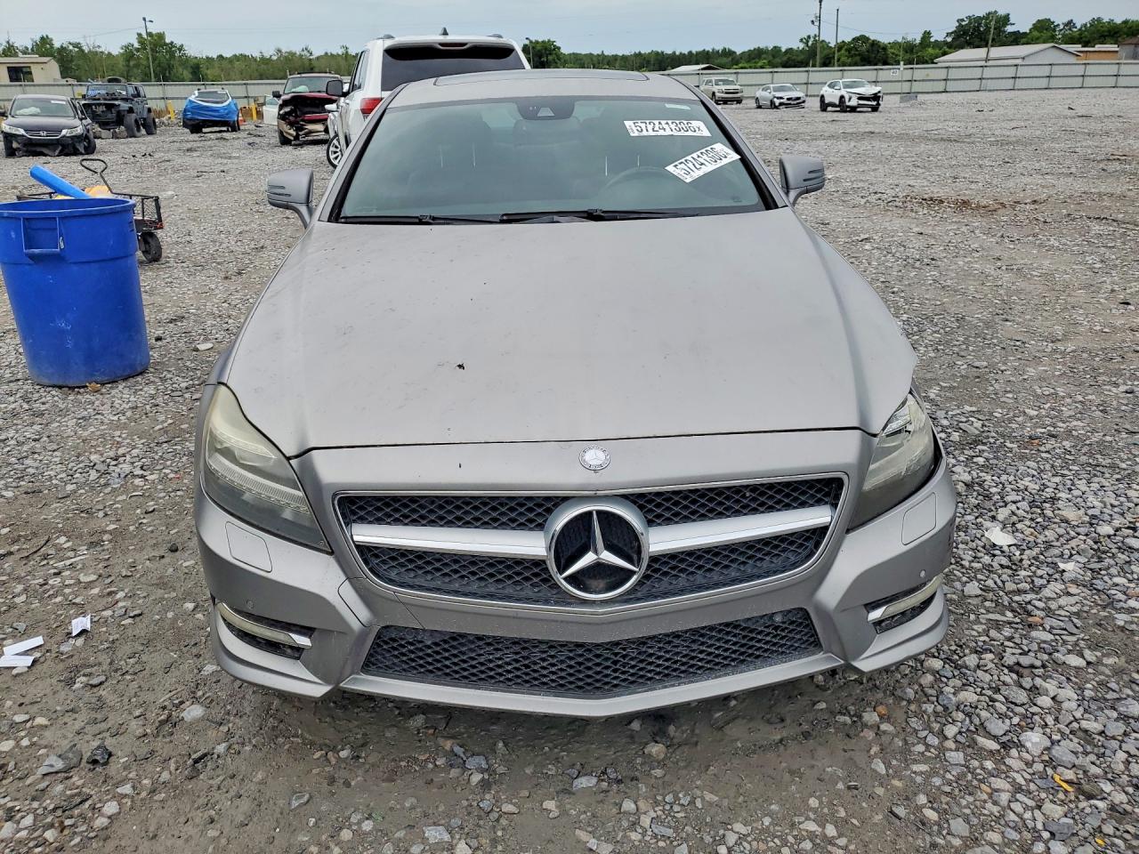 2013 Mercedes-benz Cls 550 Silver vin: WDDLJ7DB5DA081825
