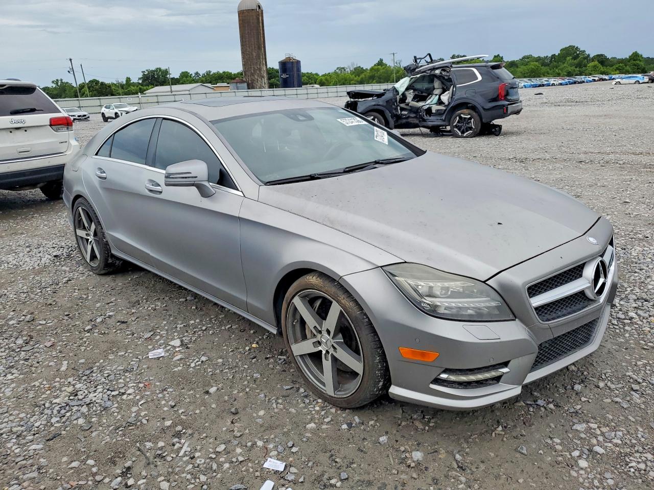 2013 Mercedes-benz Cls 550 Silver vin: WDDLJ7DB5DA081825