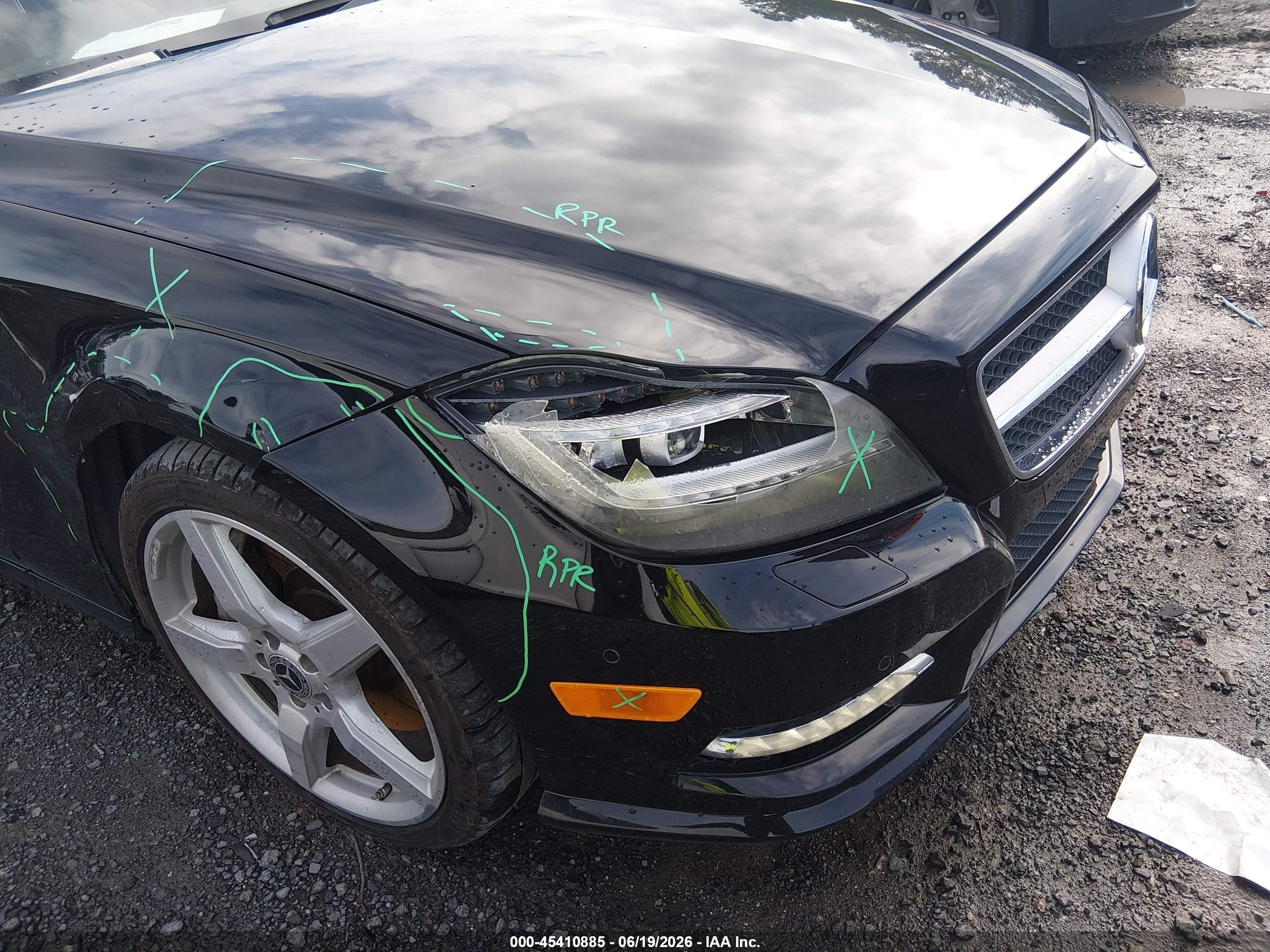 2013 Mercedes-benz Cls 550   Black vin: WDDLJ7DB5DA084594