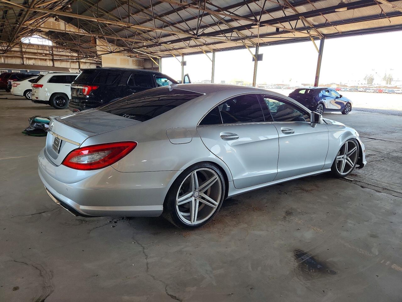 2014 Mercedes-benz Cls 550 Silver vin: WDDLJ7DB5EA106644
