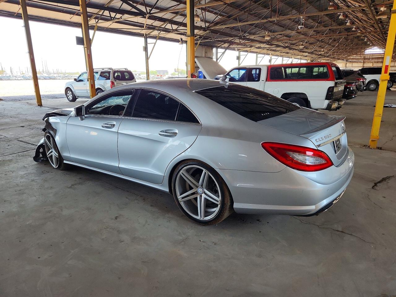 2014 Mercedes-benz Cls 550 Silver vin: WDDLJ7DB5EA106644