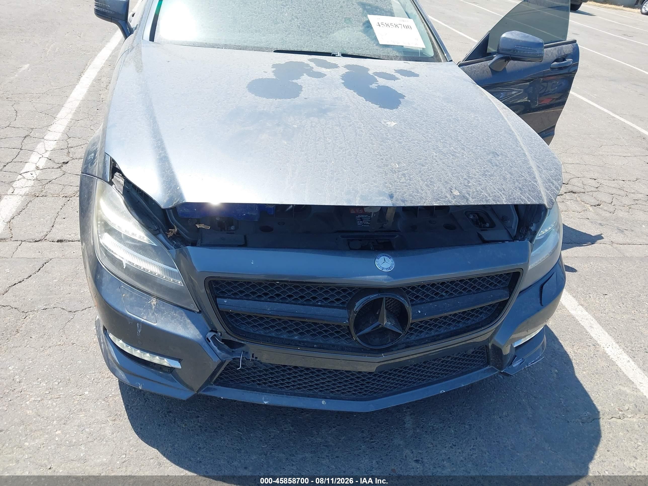 2013 Mercedes-benz Cls 550 Gray vin: WDDLJ7DB6DA074690