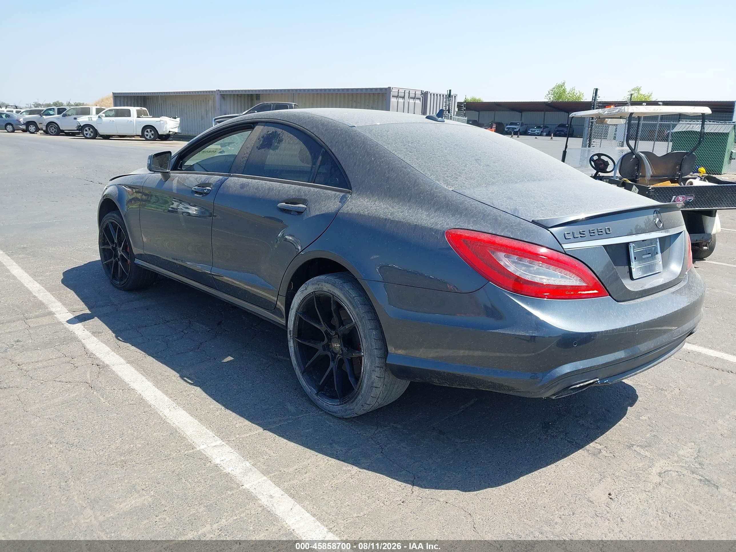 2013 Mercedes-benz Cls 550 Gray vin: WDDLJ7DB6DA074690