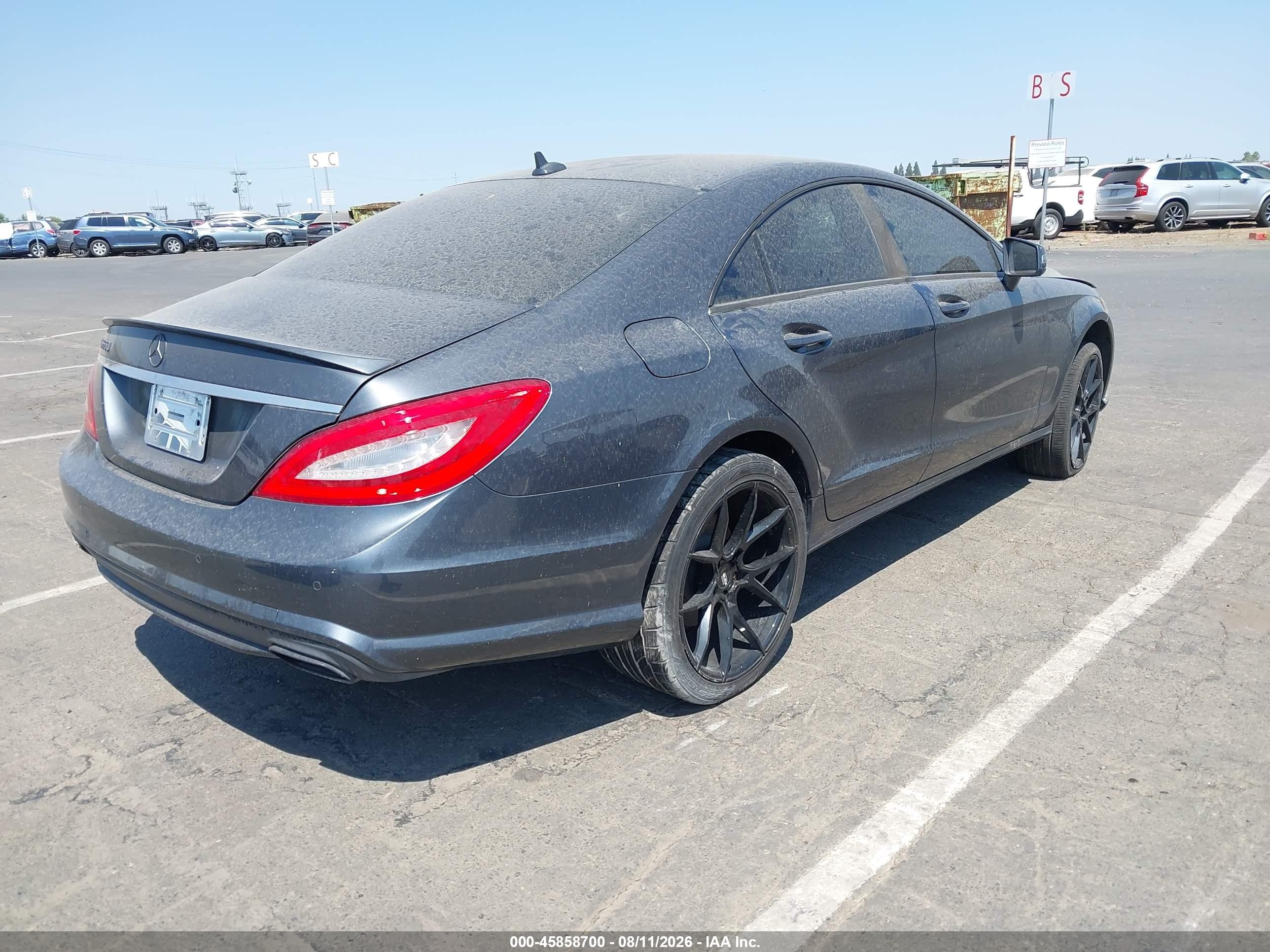2013 Mercedes-benz Cls 550 Gray vin: WDDLJ7DB6DA074690