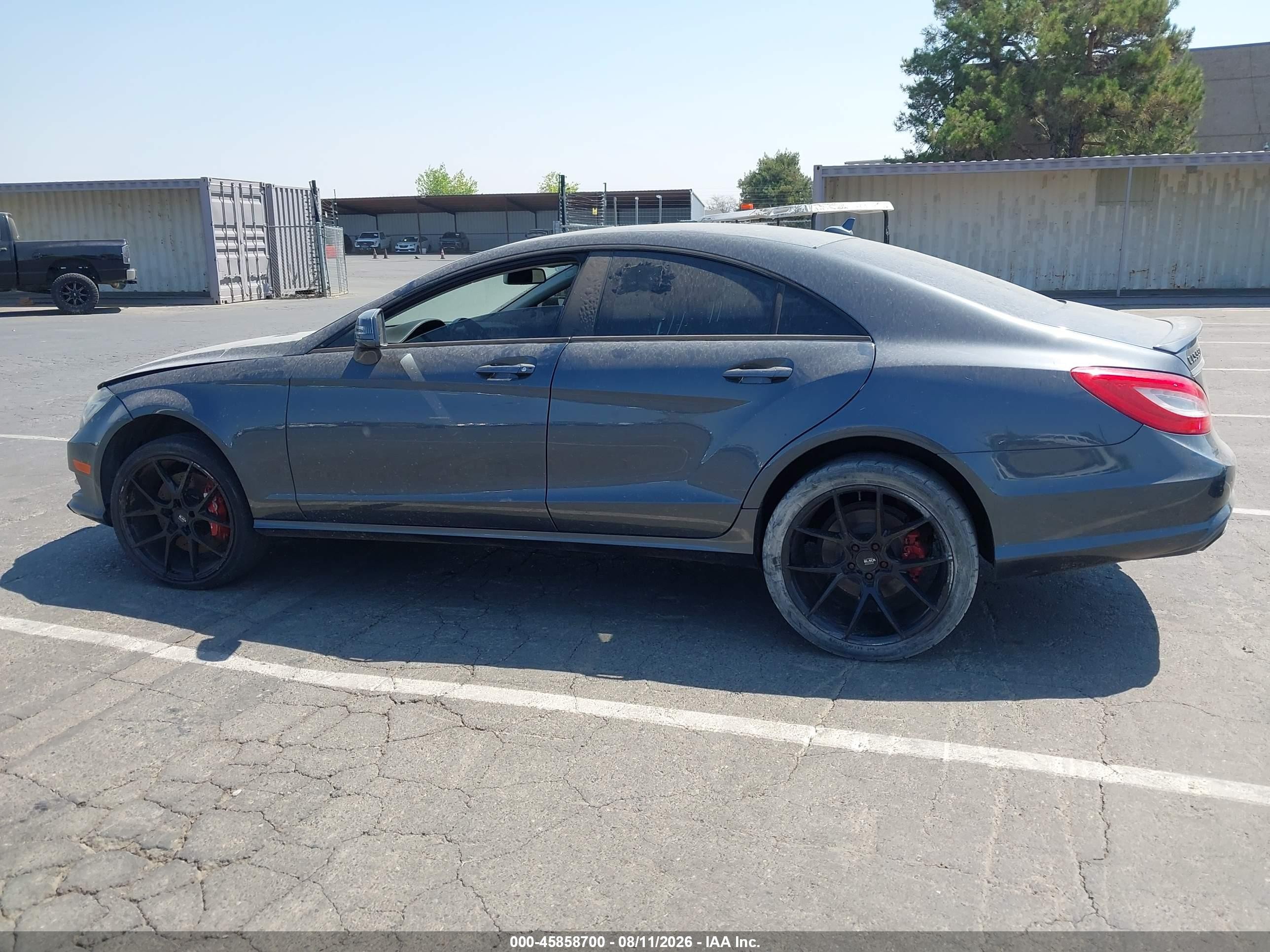2013 Mercedes-benz Cls 550 Gray vin: WDDLJ7DB6DA074690