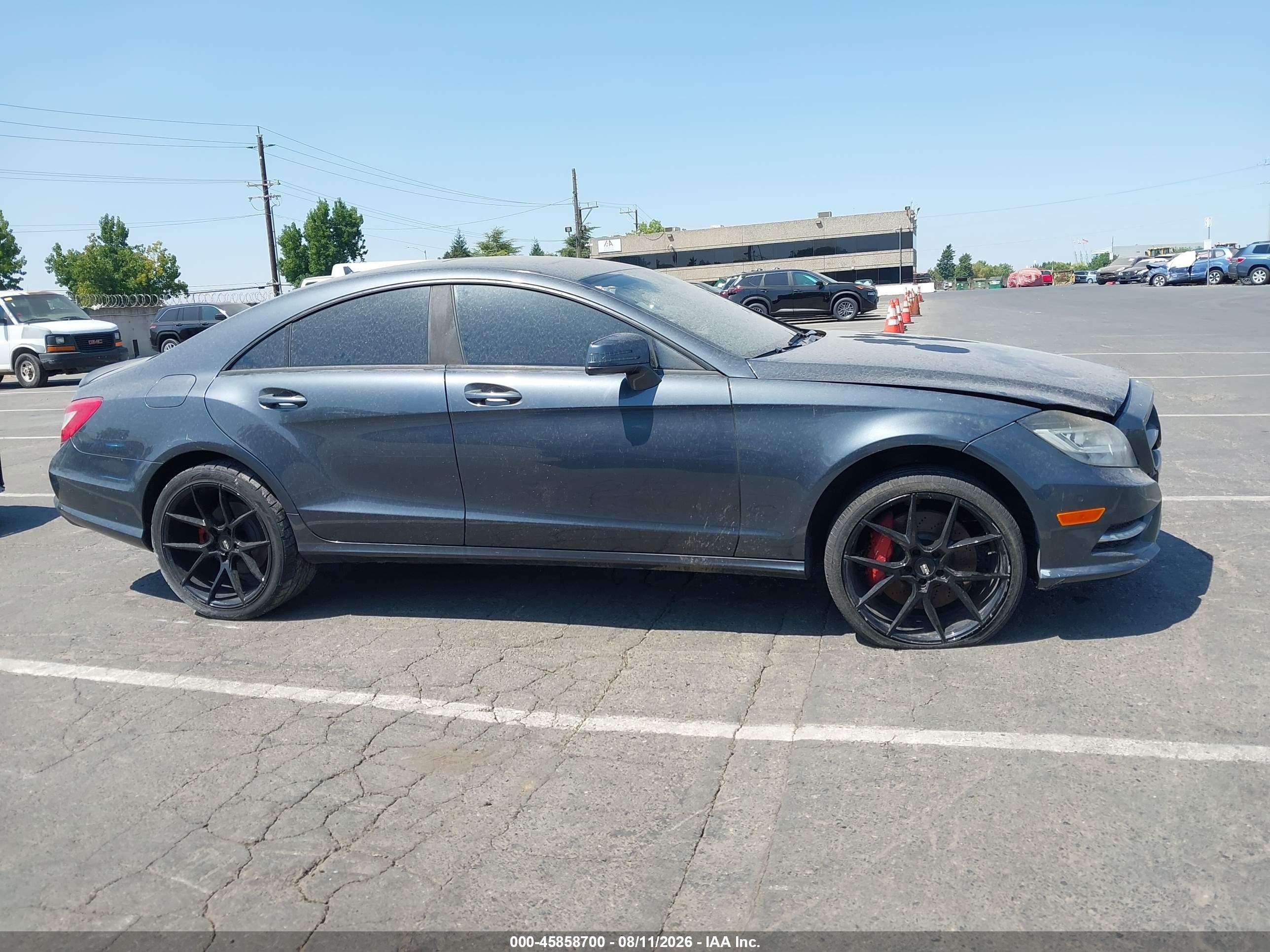 2013 Mercedes-benz Cls 550 Gray vin: WDDLJ7DB6DA074690