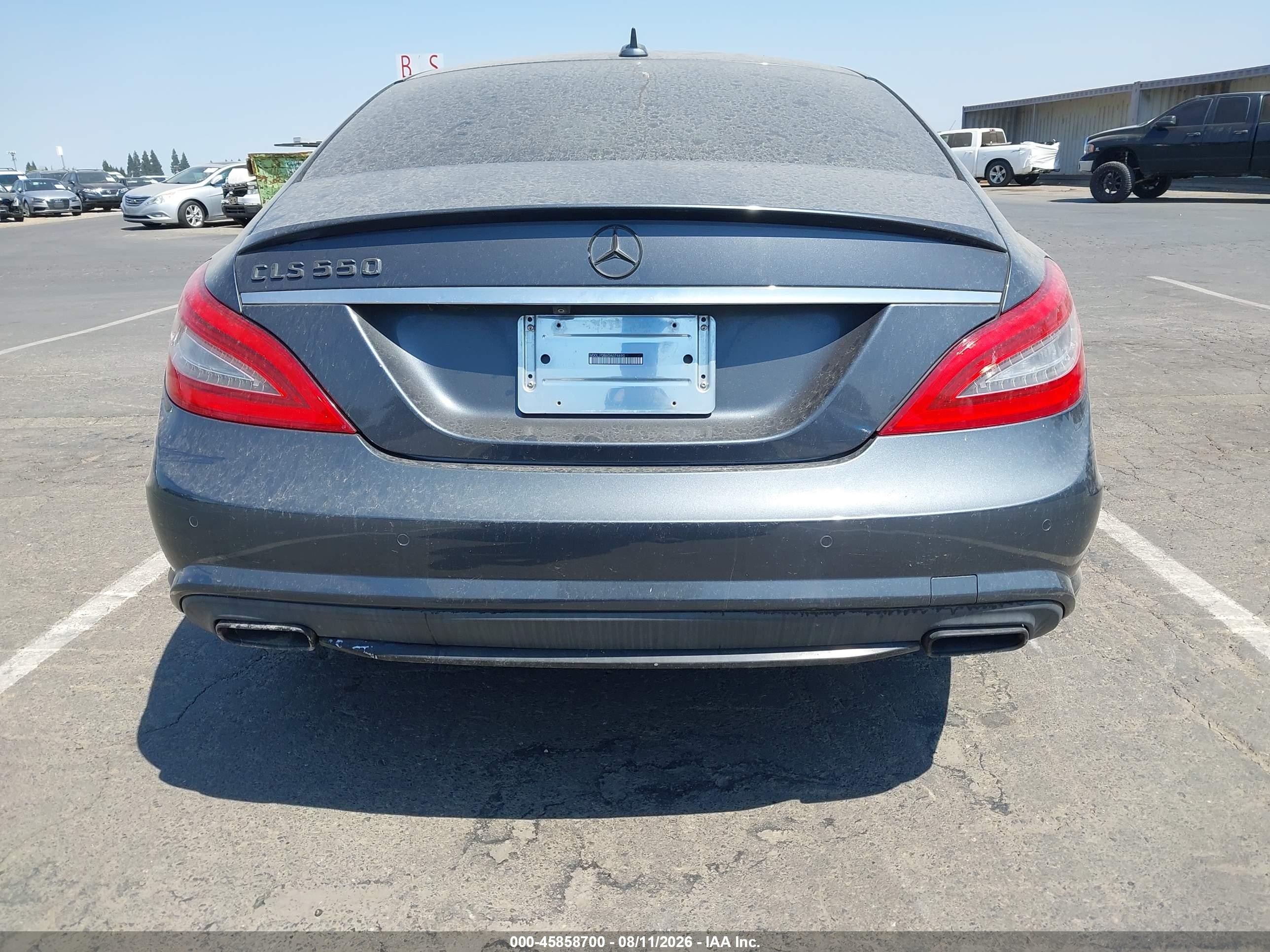 2013 Mercedes-benz Cls 550 Gray vin: WDDLJ7DB6DA074690