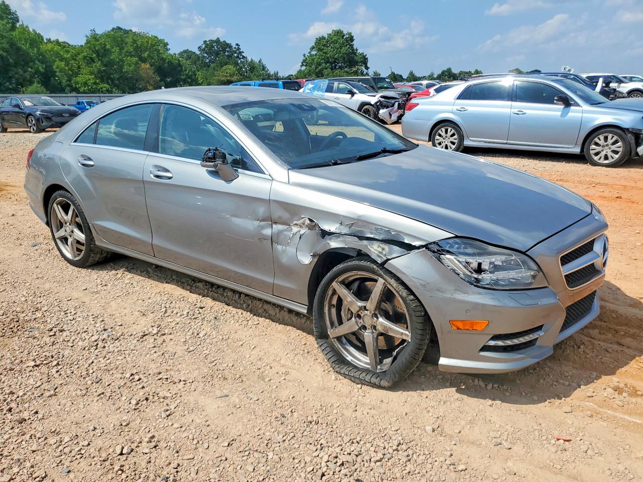 2014 Mercedes-benz Cls 550 Silver vin: WDDLJ7DB6EA108130