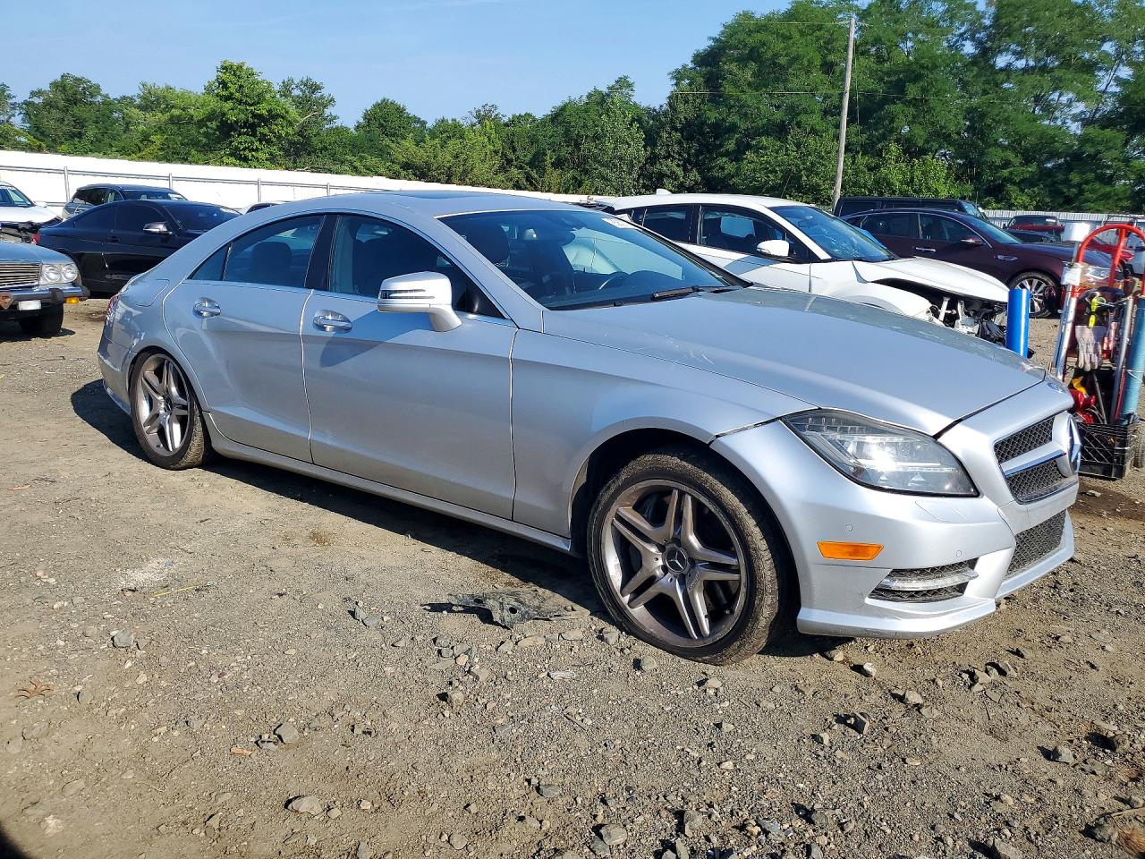 2014 Mercedes-benz Cls 550 Серебряный vin: WDDLJ7DB6EA117233