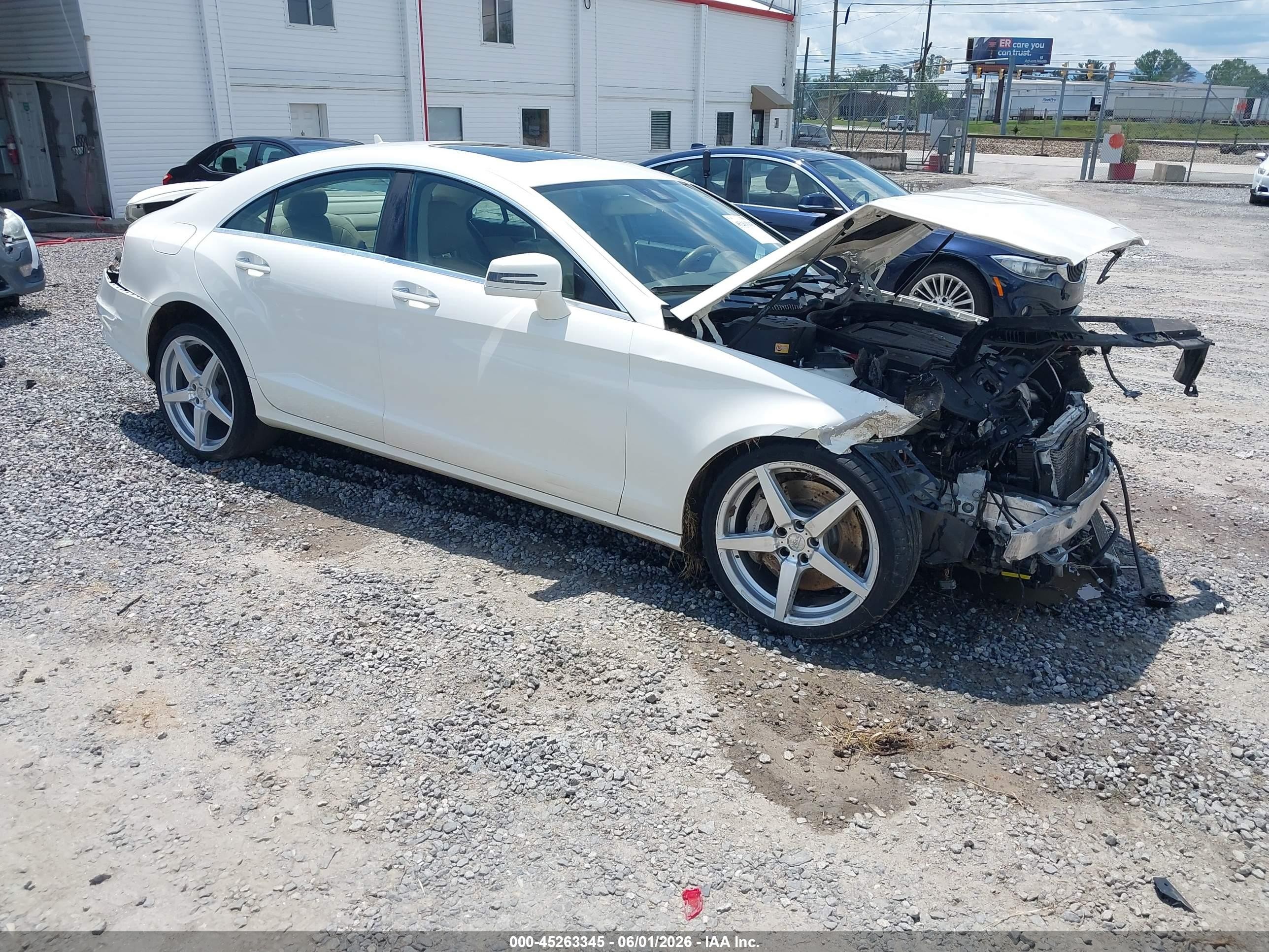 2014 Mercedes-benz Cls 550   White vin: WDDLJ7DB6EA120908