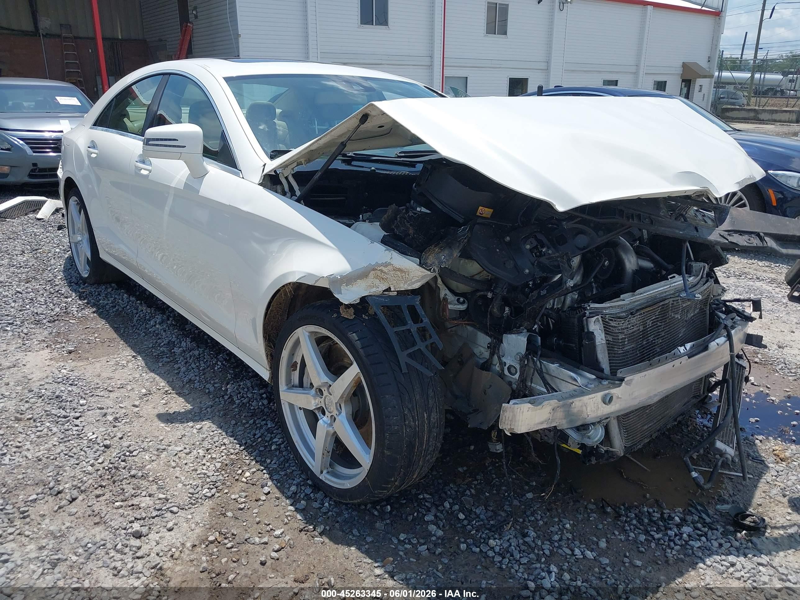 2014 Mercedes-benz Cls 550   White vin: WDDLJ7DB6EA120908