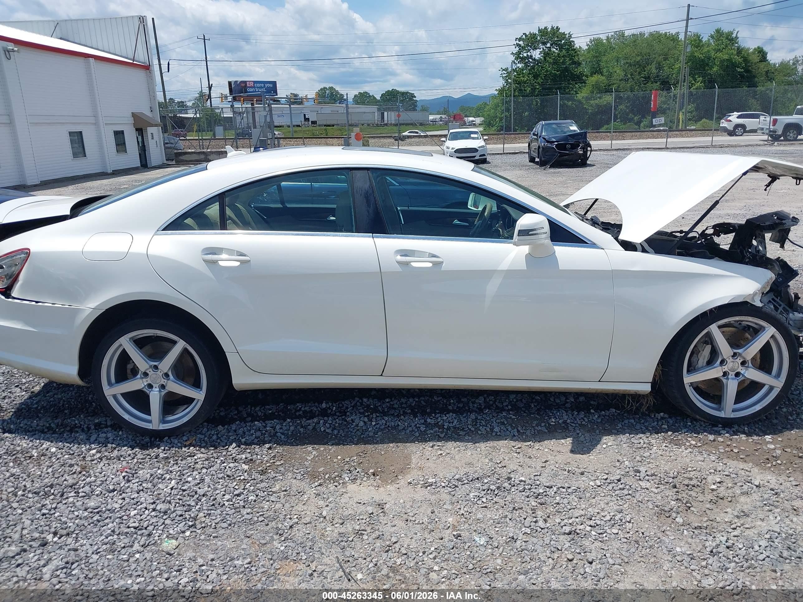 2014 Mercedes-benz Cls 550   White vin: WDDLJ7DB6EA120908