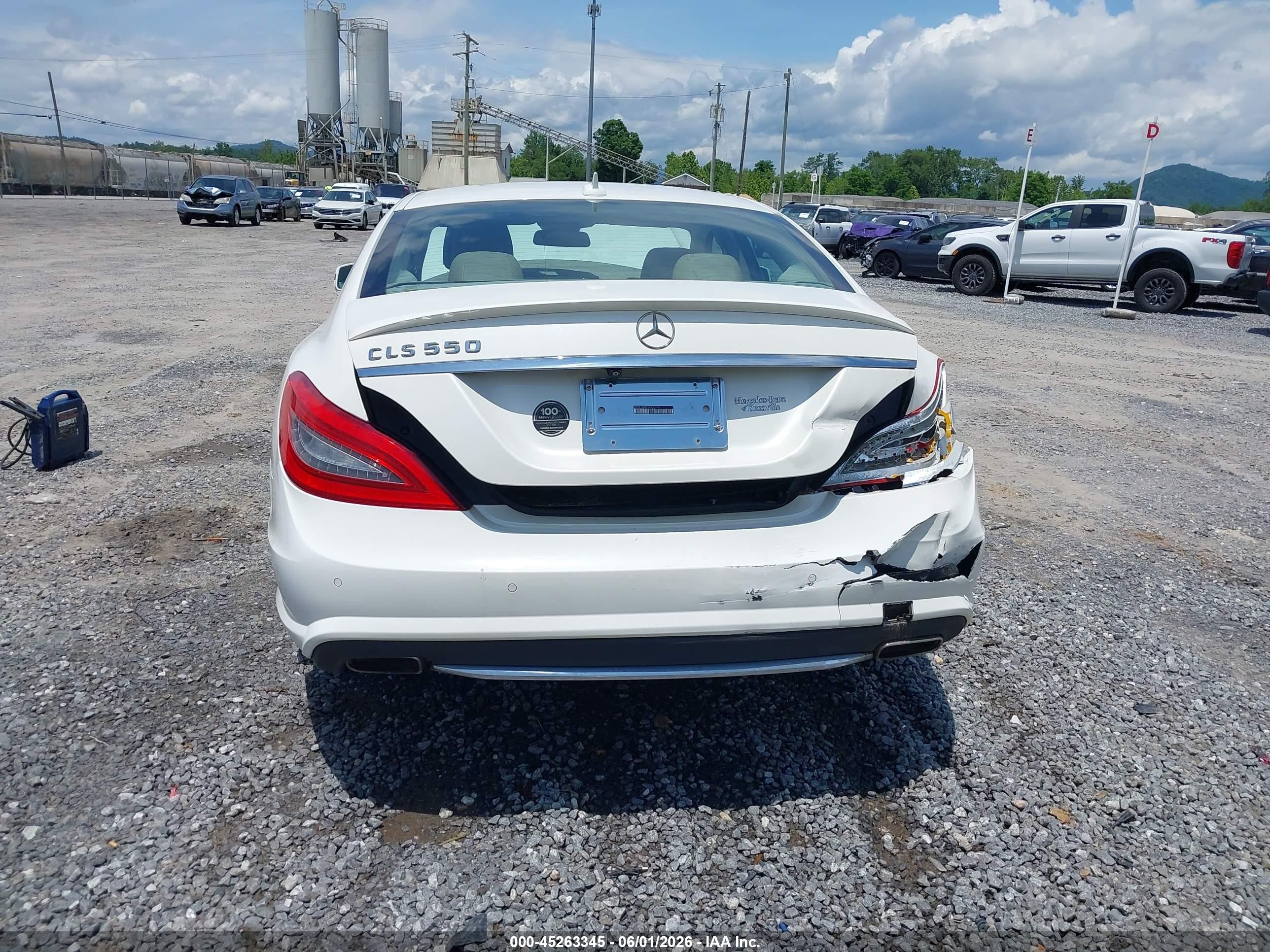 2014 Mercedes-benz Cls 550   White vin: WDDLJ7DB6EA120908