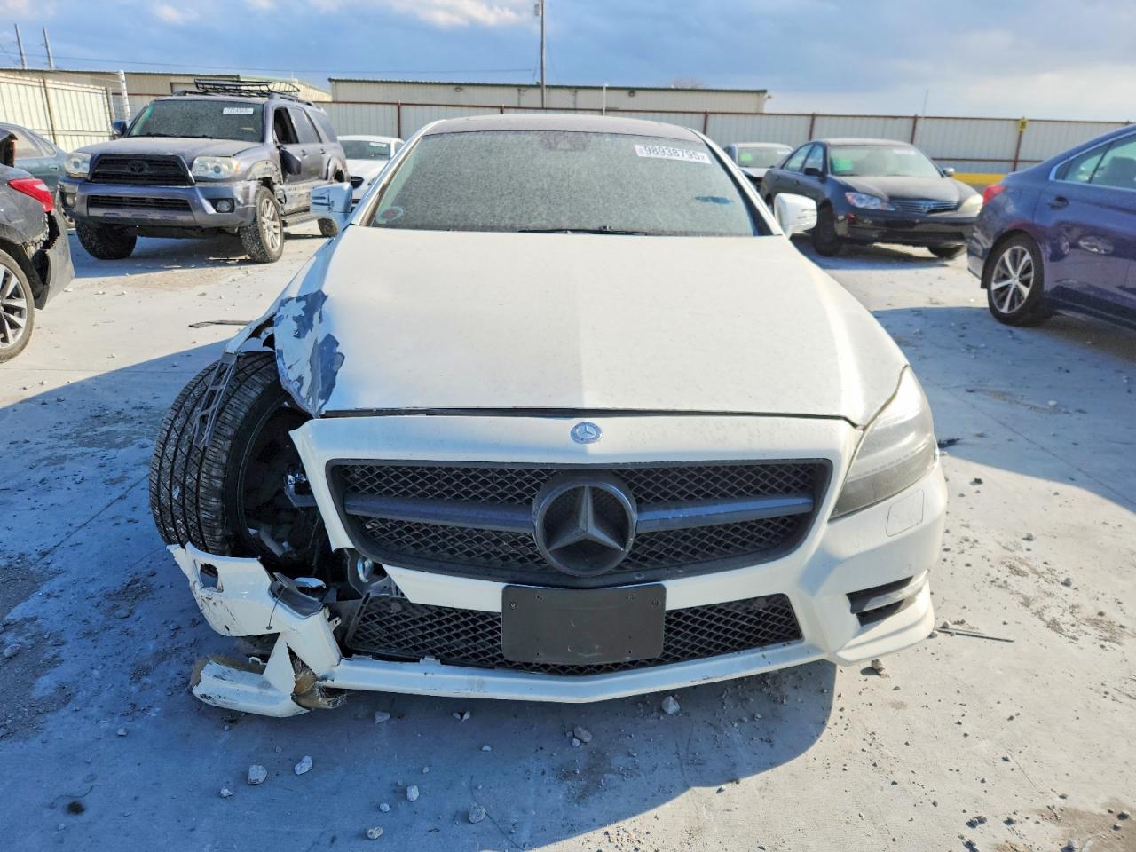 2012 Mercedes-benz Cls 550 White vin: WDDLJ7DB7CA015842