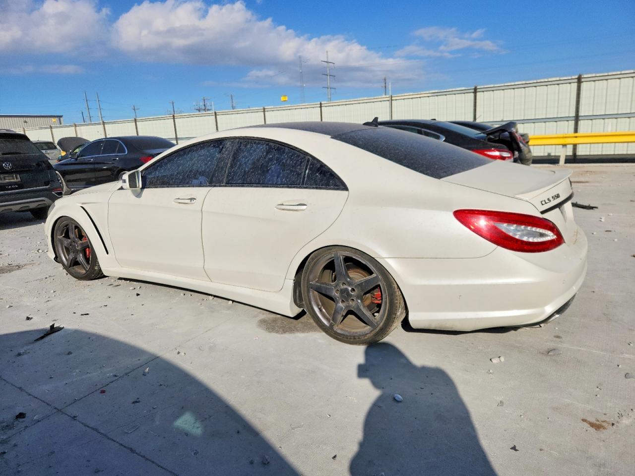 2012 Mercedes-benz Cls 550 White vin: WDDLJ7DB7CA015842