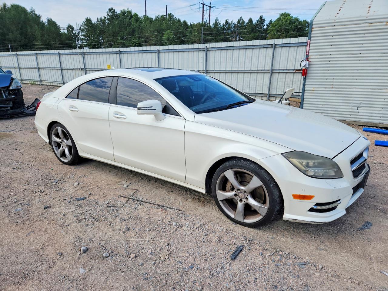 2013 Mercedes-benz Cls 550 White vin: WDDLJ7DB7DA074164