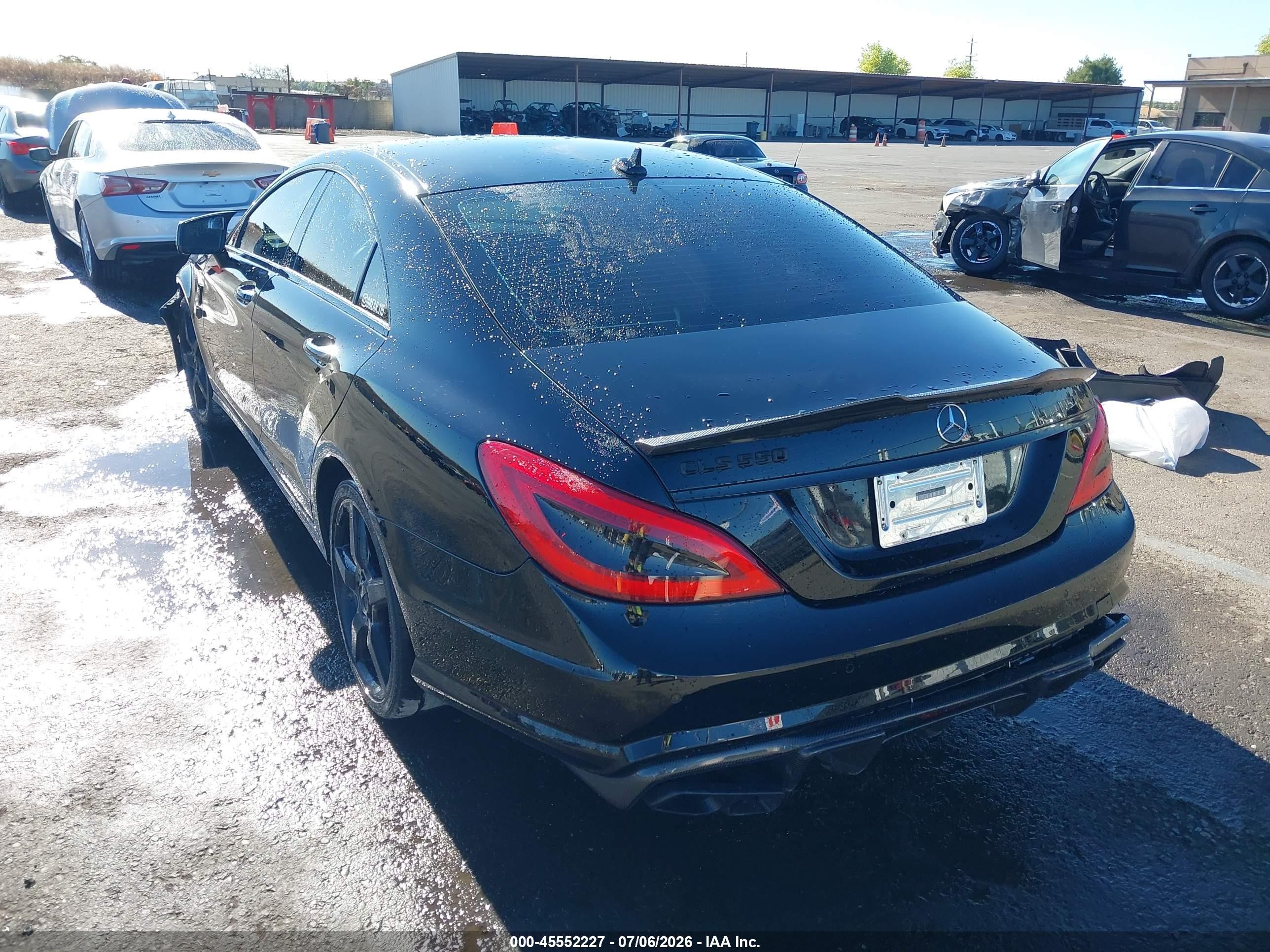 2014 Mercedes-benz Cls 550   Black vin: WDDLJ7DB7EA091046