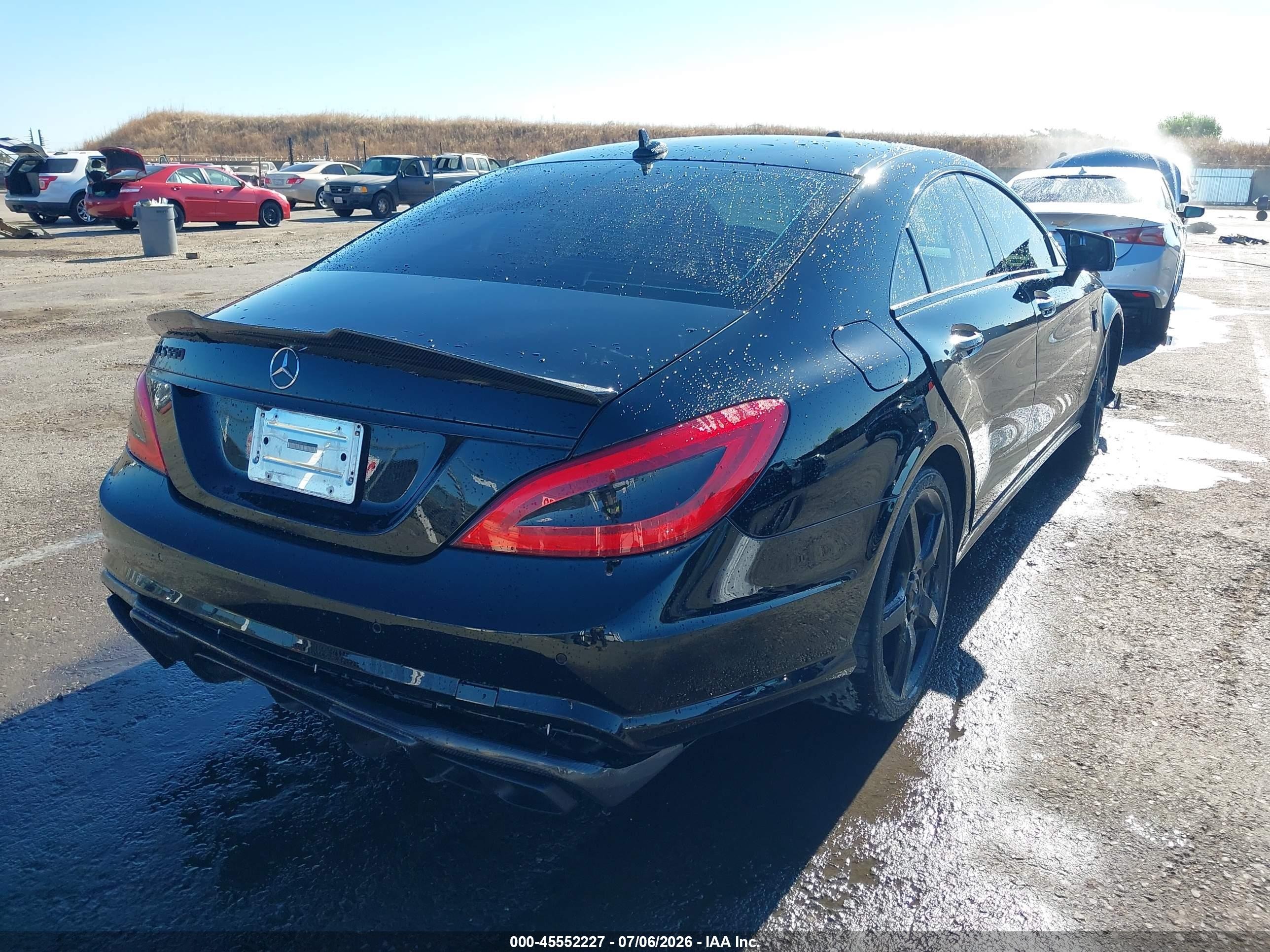 2014 Mercedes-benz Cls 550   Black vin: WDDLJ7DB7EA091046