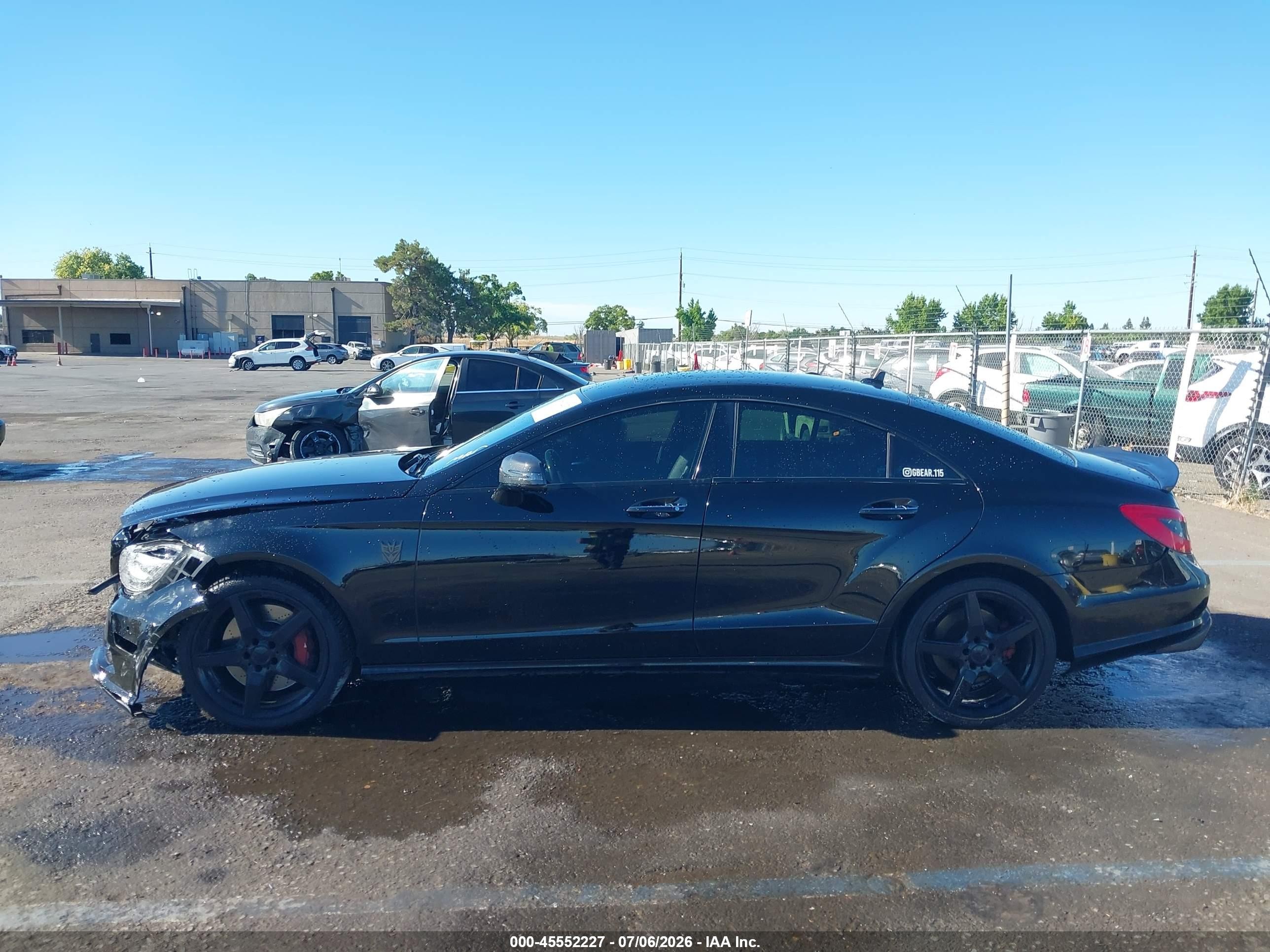 2014 Mercedes-benz Cls 550   Black vin: WDDLJ7DB7EA091046