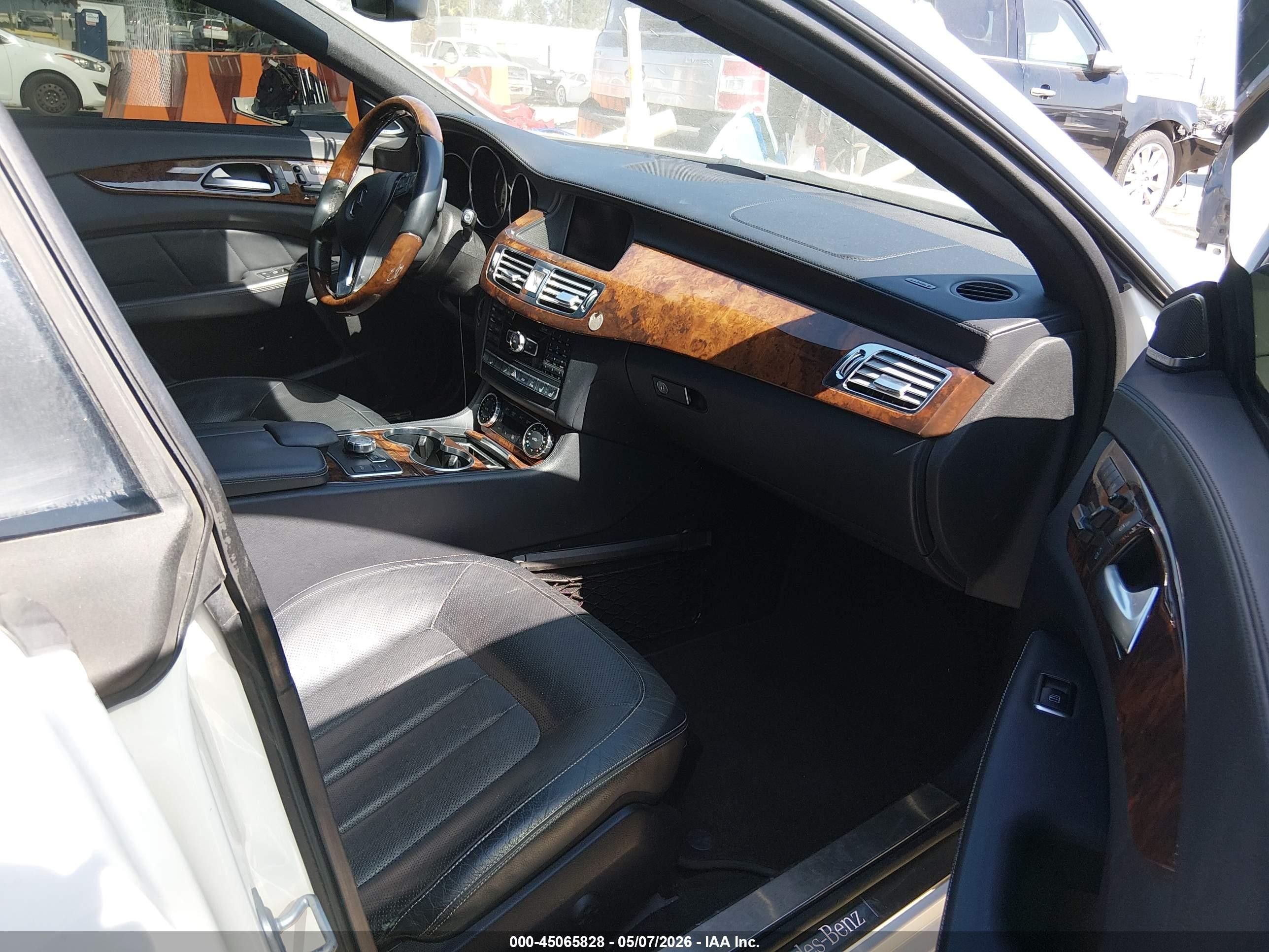 2014 Mercedes-benz Cls 550   White vin: WDDLJ7DB7EA098532