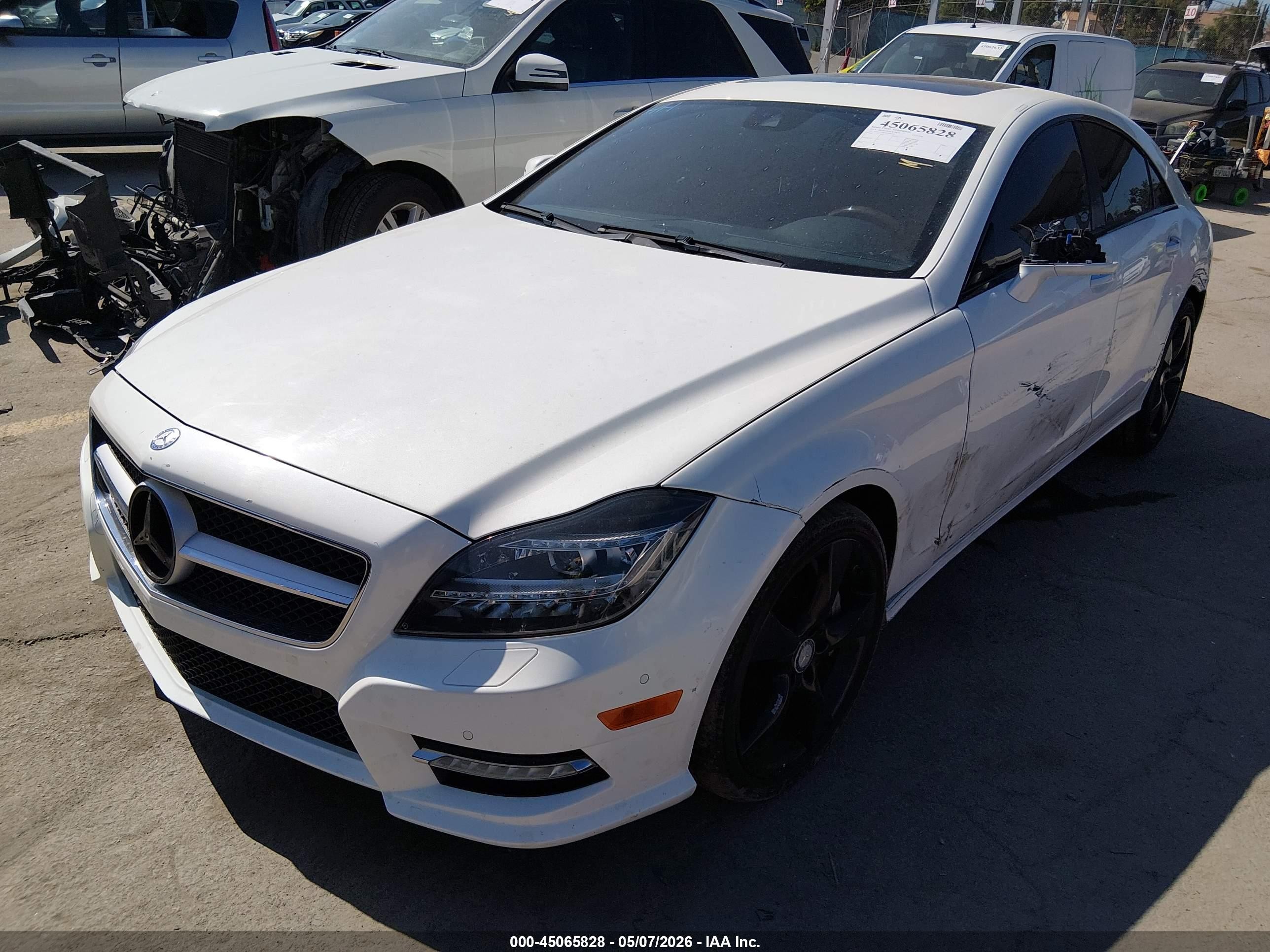 2014 Mercedes-benz Cls 550   White vin: WDDLJ7DB7EA098532