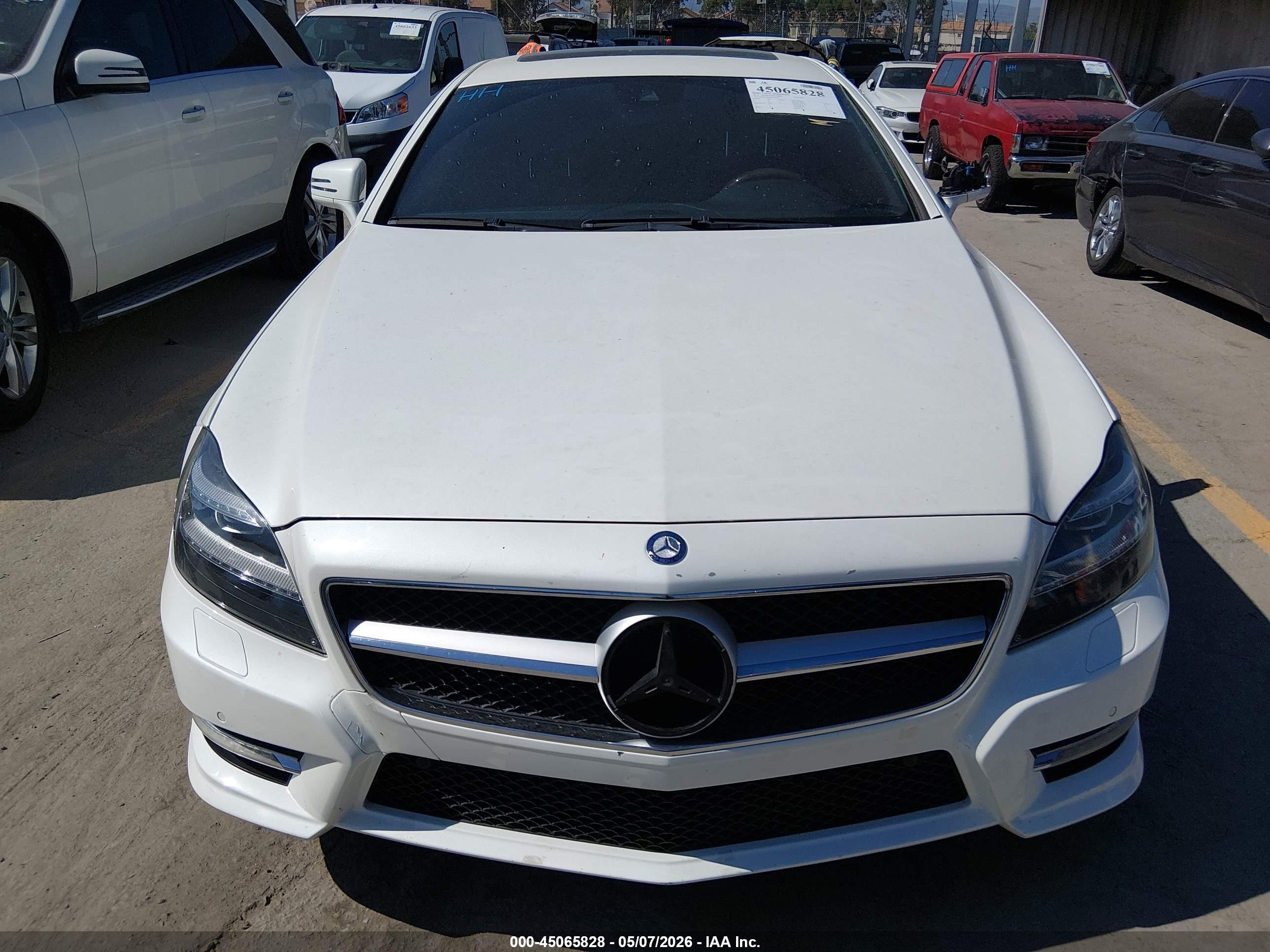 2014 Mercedes-benz Cls 550   White vin: WDDLJ7DB7EA098532