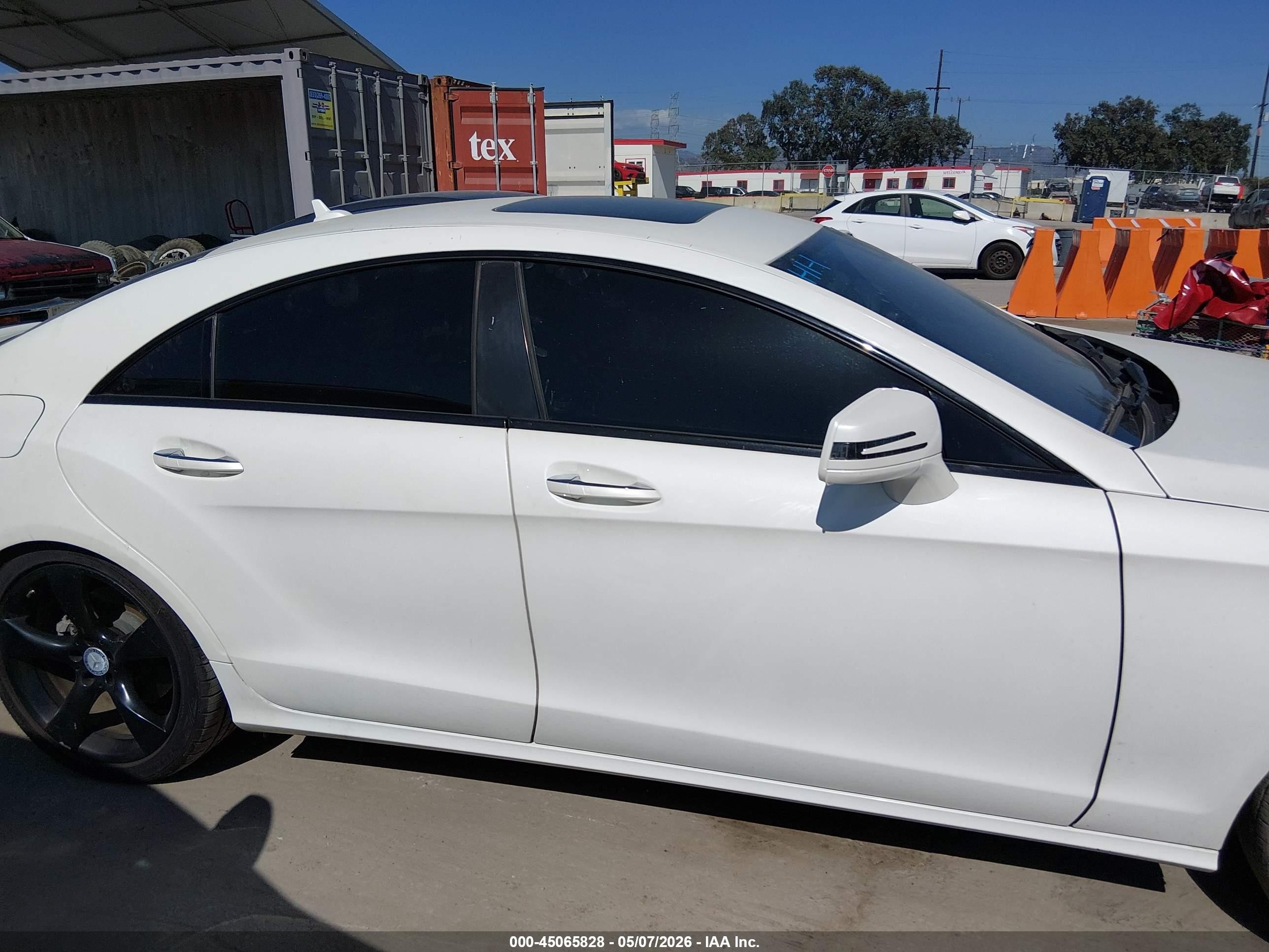 2014 Mercedes-benz Cls 550   White vin: WDDLJ7DB7EA098532