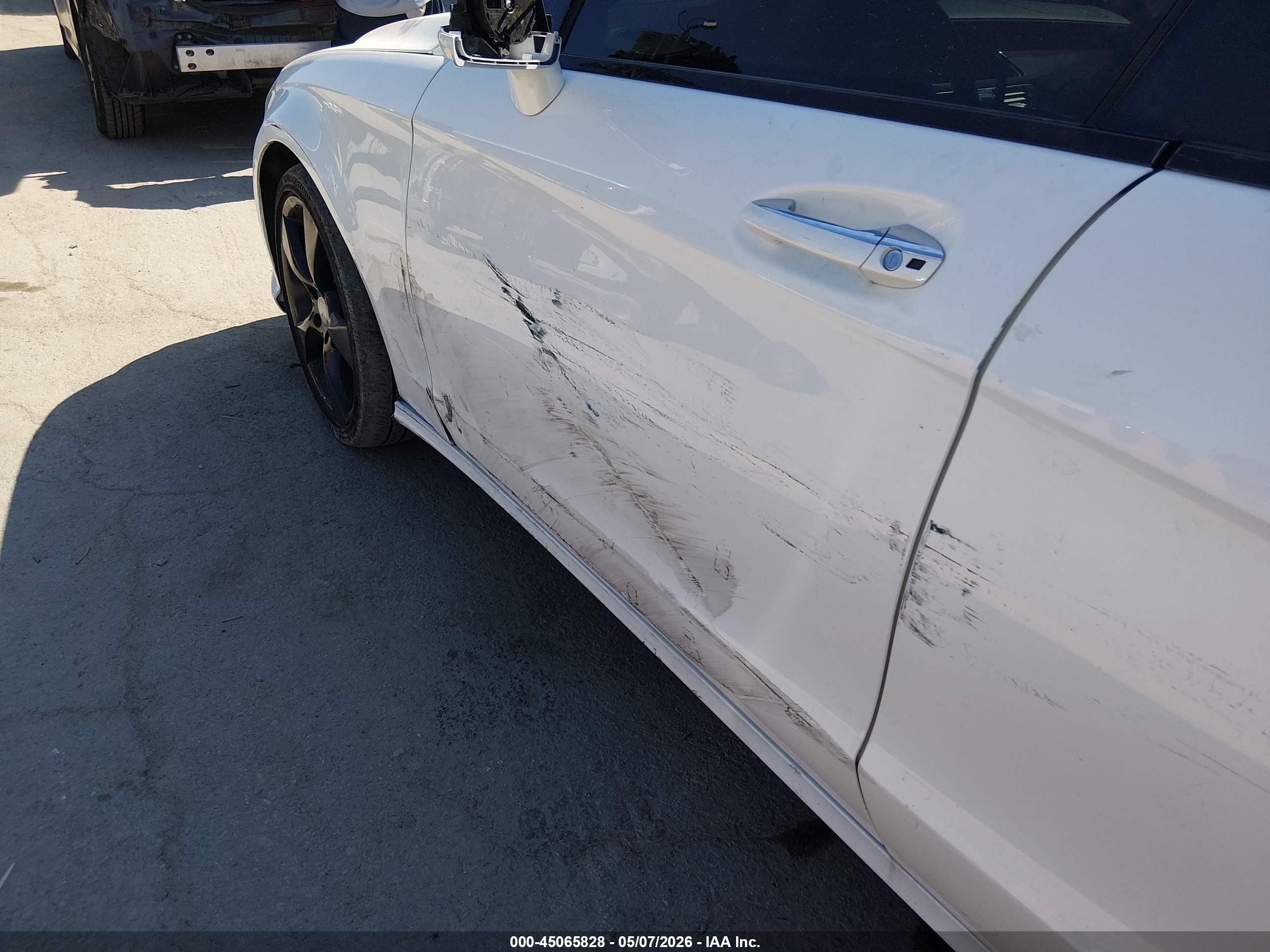 2014 Mercedes-benz Cls 550   White vin: WDDLJ7DB7EA098532