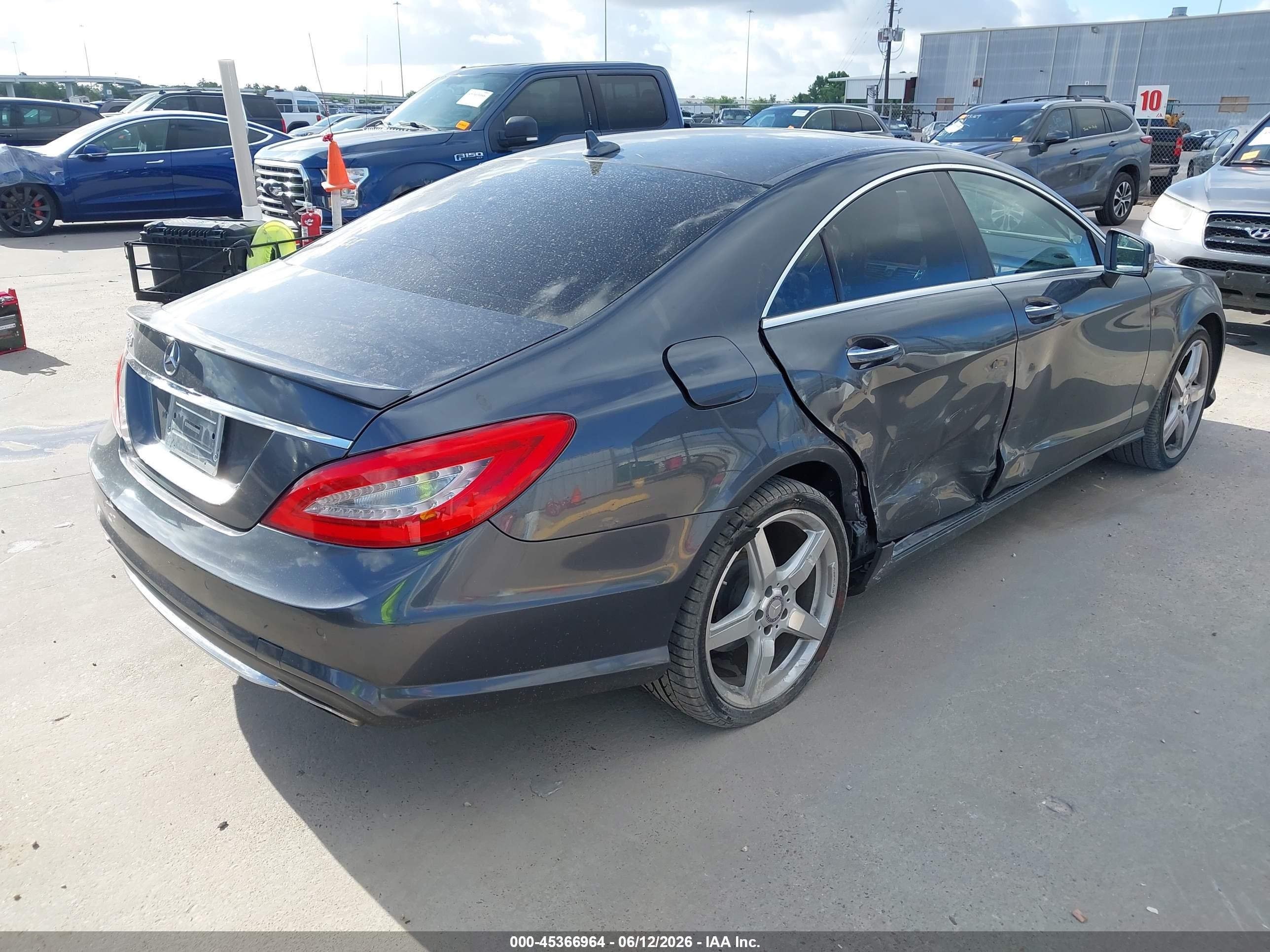 2014 Mercedes-benz Cls 550 Gray vin: WDDLJ7DB7EA105074