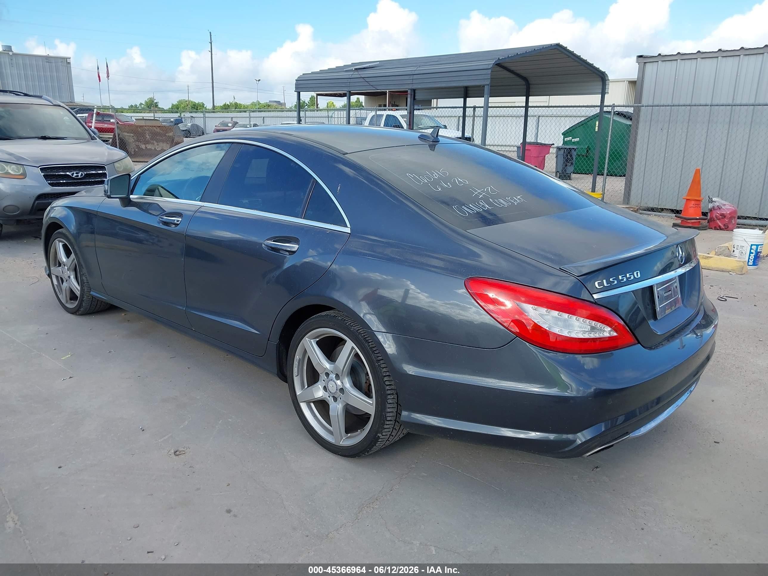 2014 Mercedes-benz Cls 550 Gray vin: WDDLJ7DB7EA105074