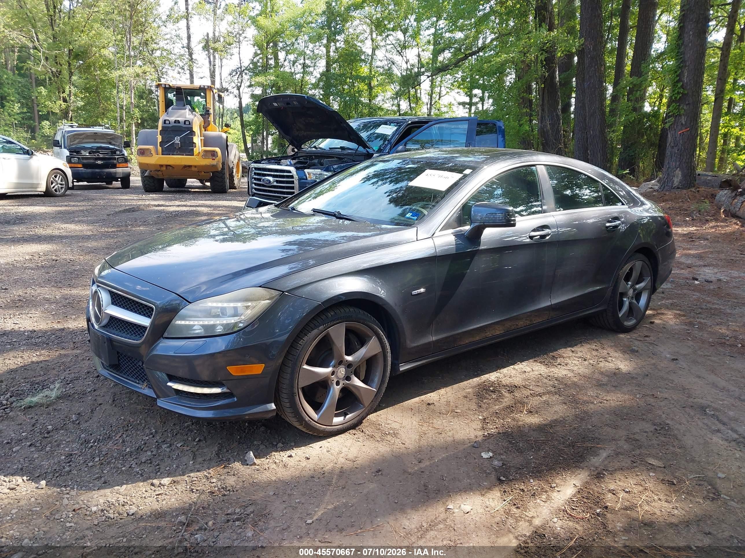 2012 Mercedes-benz Cls 550   Gray vin: WDDLJ7DB8CA008074