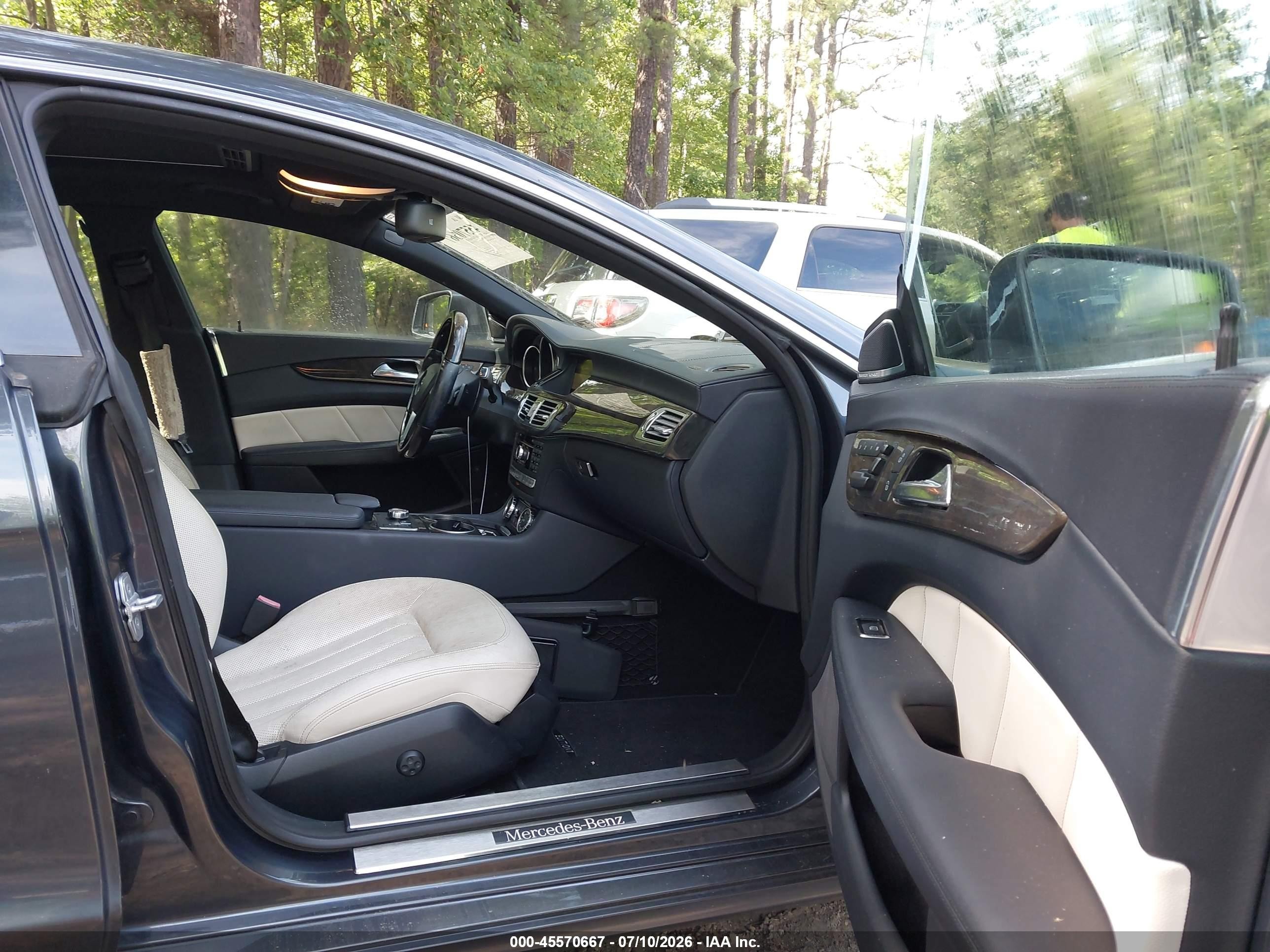 2012 Mercedes-benz Cls 550   Gray vin: WDDLJ7DB8CA008074