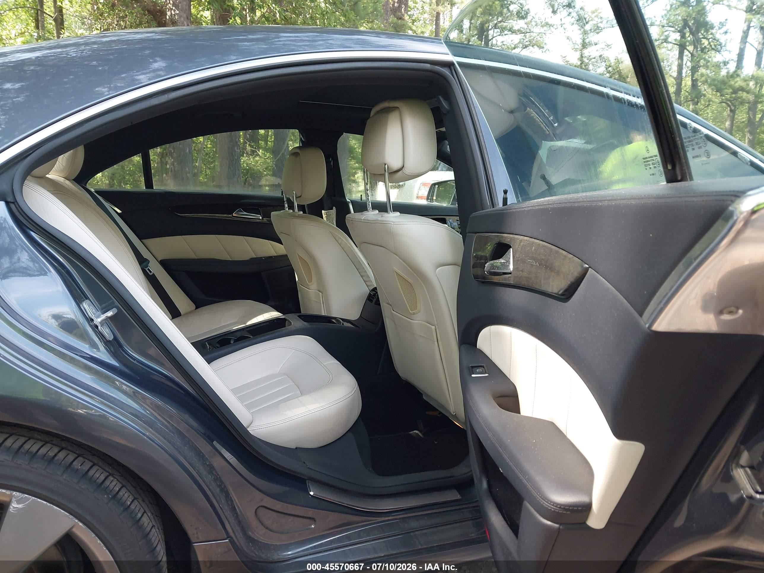 2012 Mercedes-benz Cls 550   Gray vin: WDDLJ7DB8CA008074