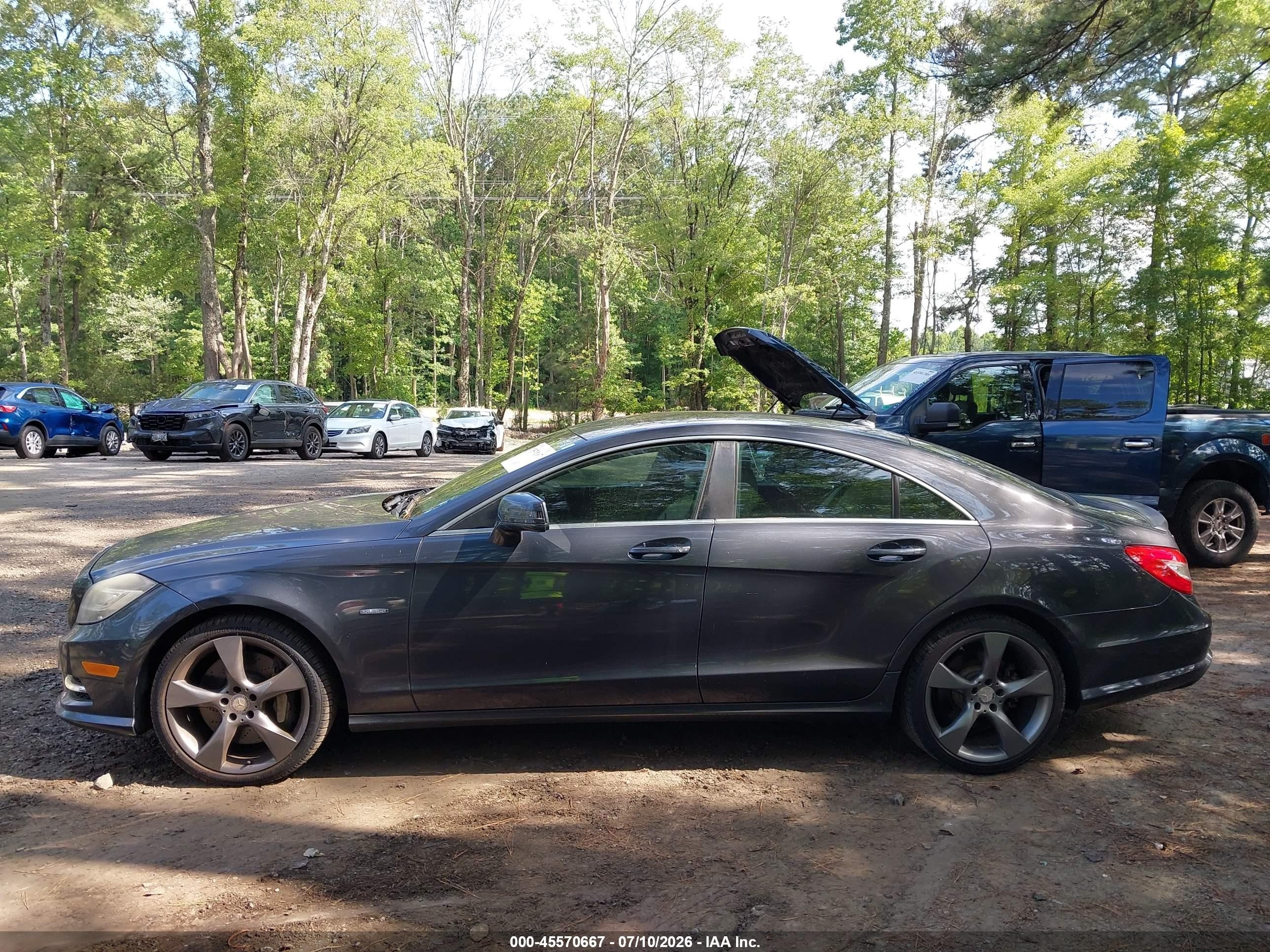 2012 Mercedes-benz Cls 550   Gray vin: WDDLJ7DB8CA008074