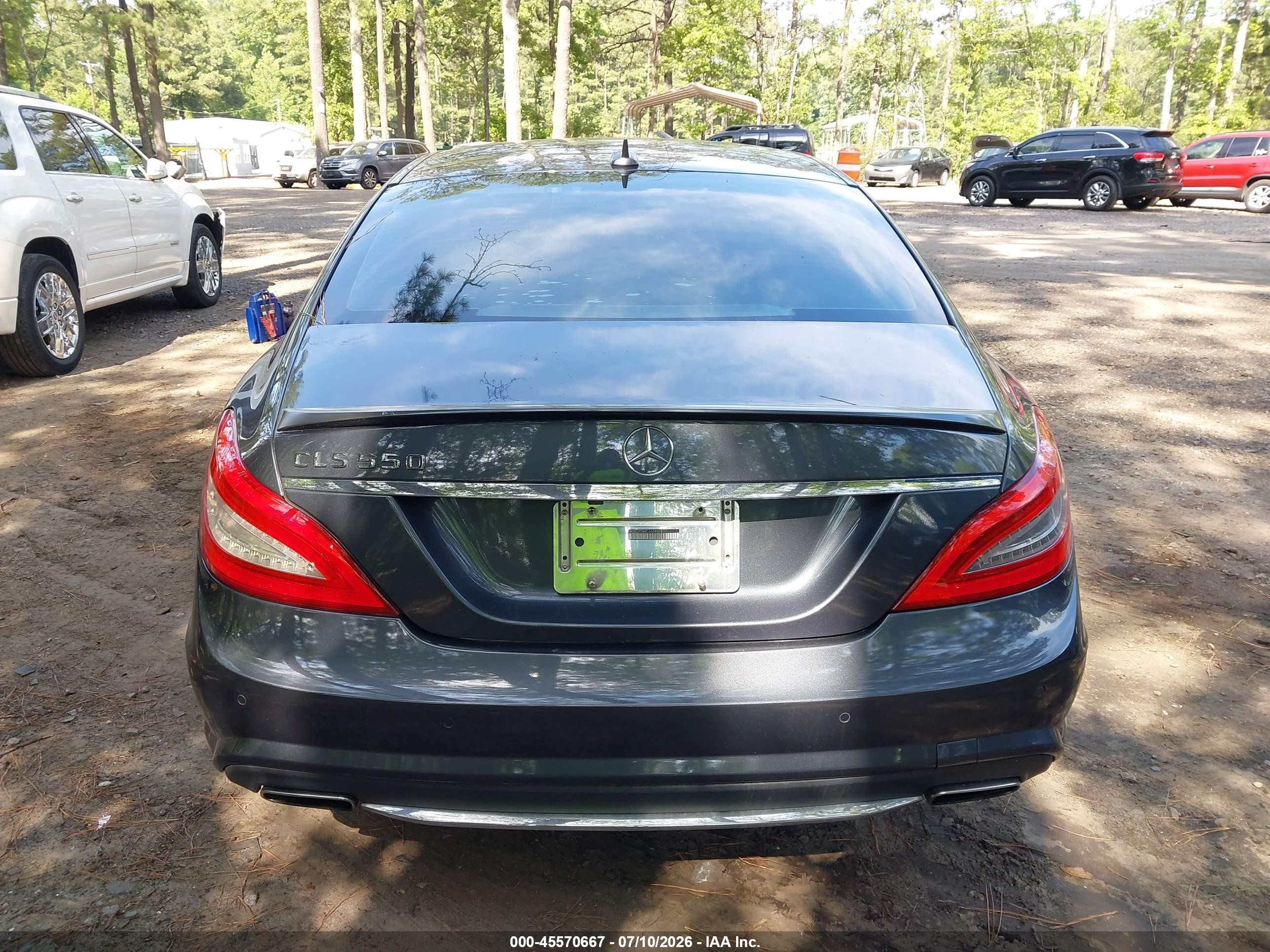 2012 Mercedes-benz Cls 550   Gray vin: WDDLJ7DB8CA008074