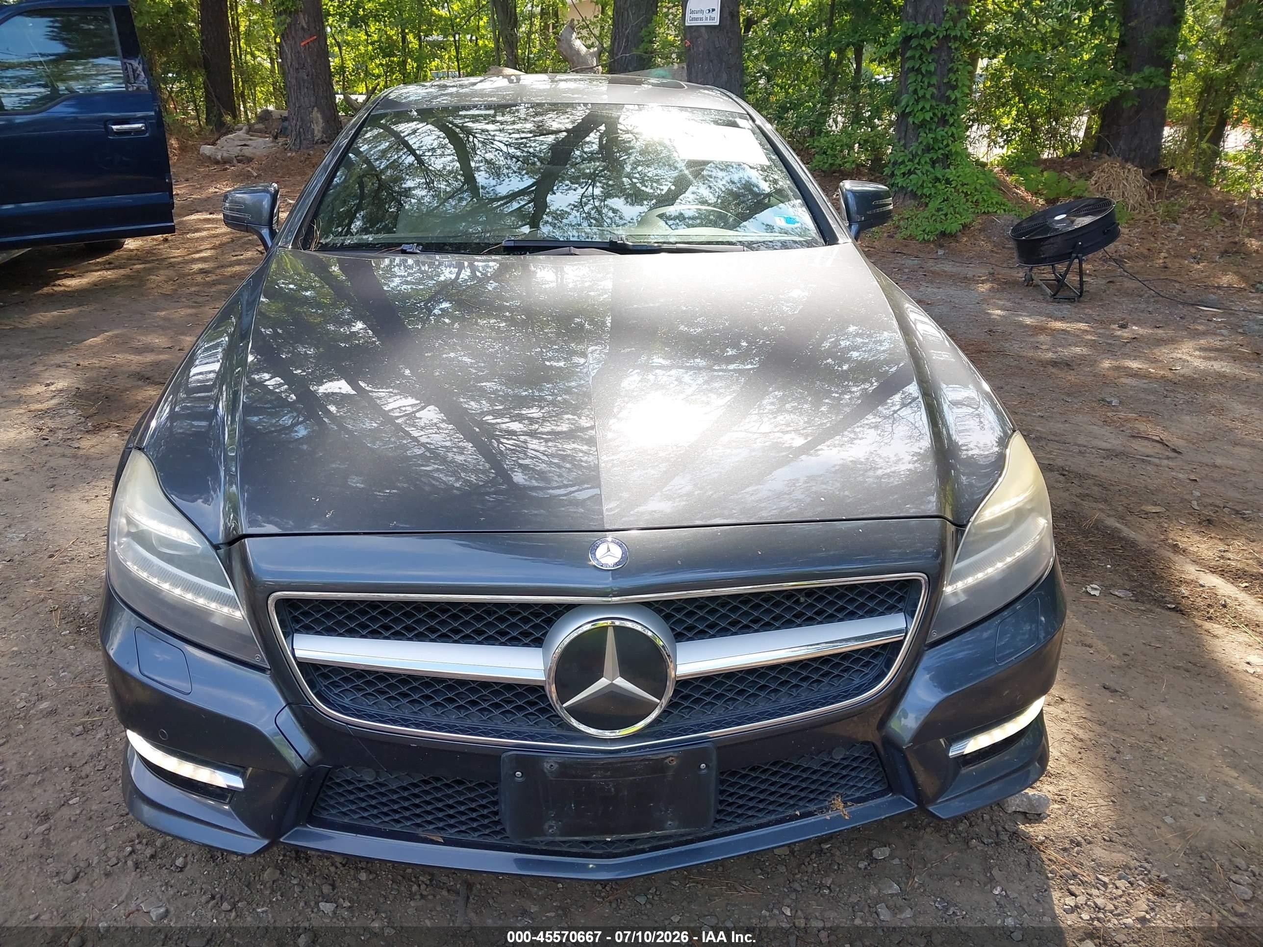 2012 Mercedes-benz Cls 550   Gray vin: WDDLJ7DB8CA008074