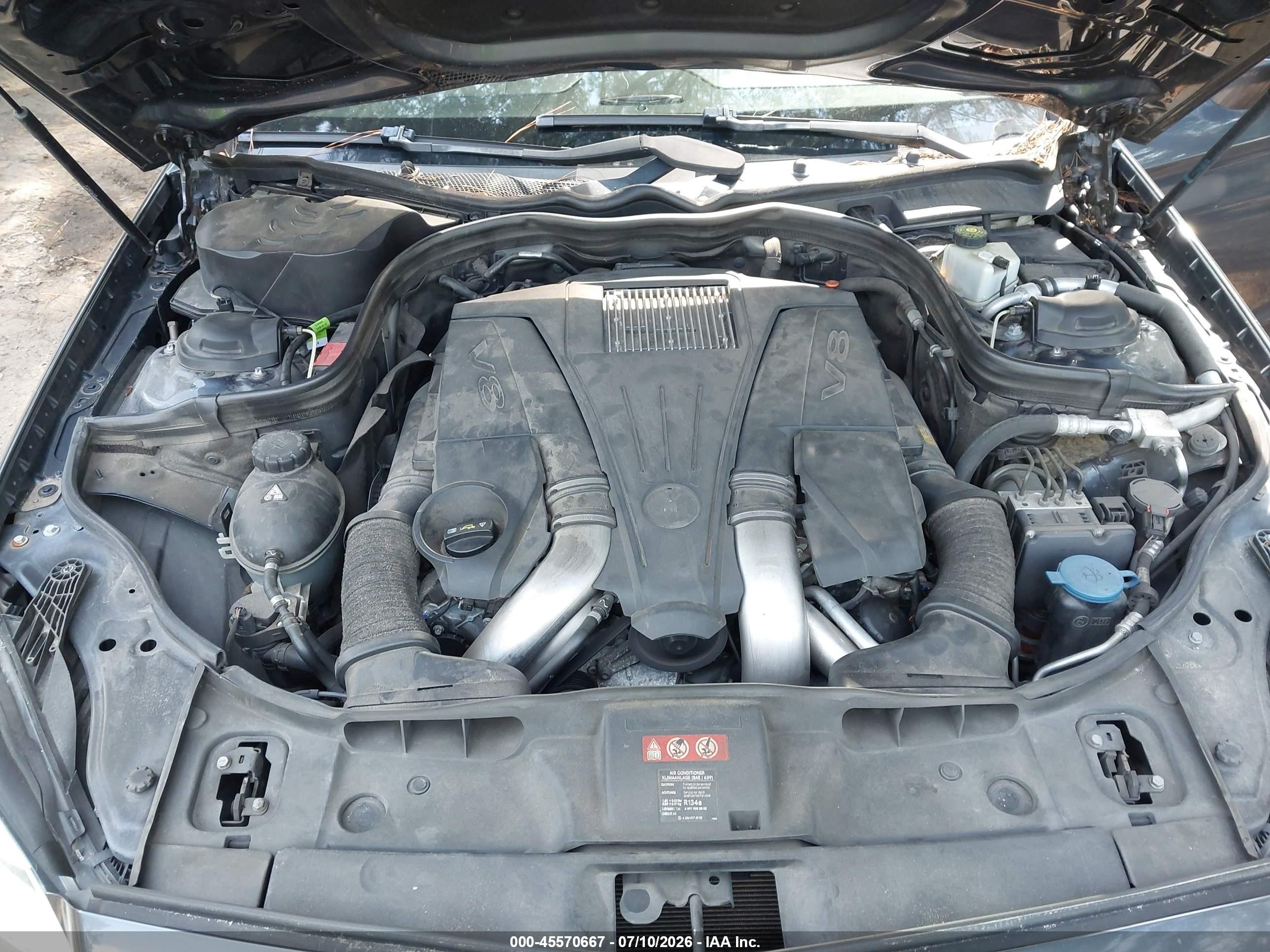 2012 Mercedes-benz Cls 550   Gray vin: WDDLJ7DB8CA008074